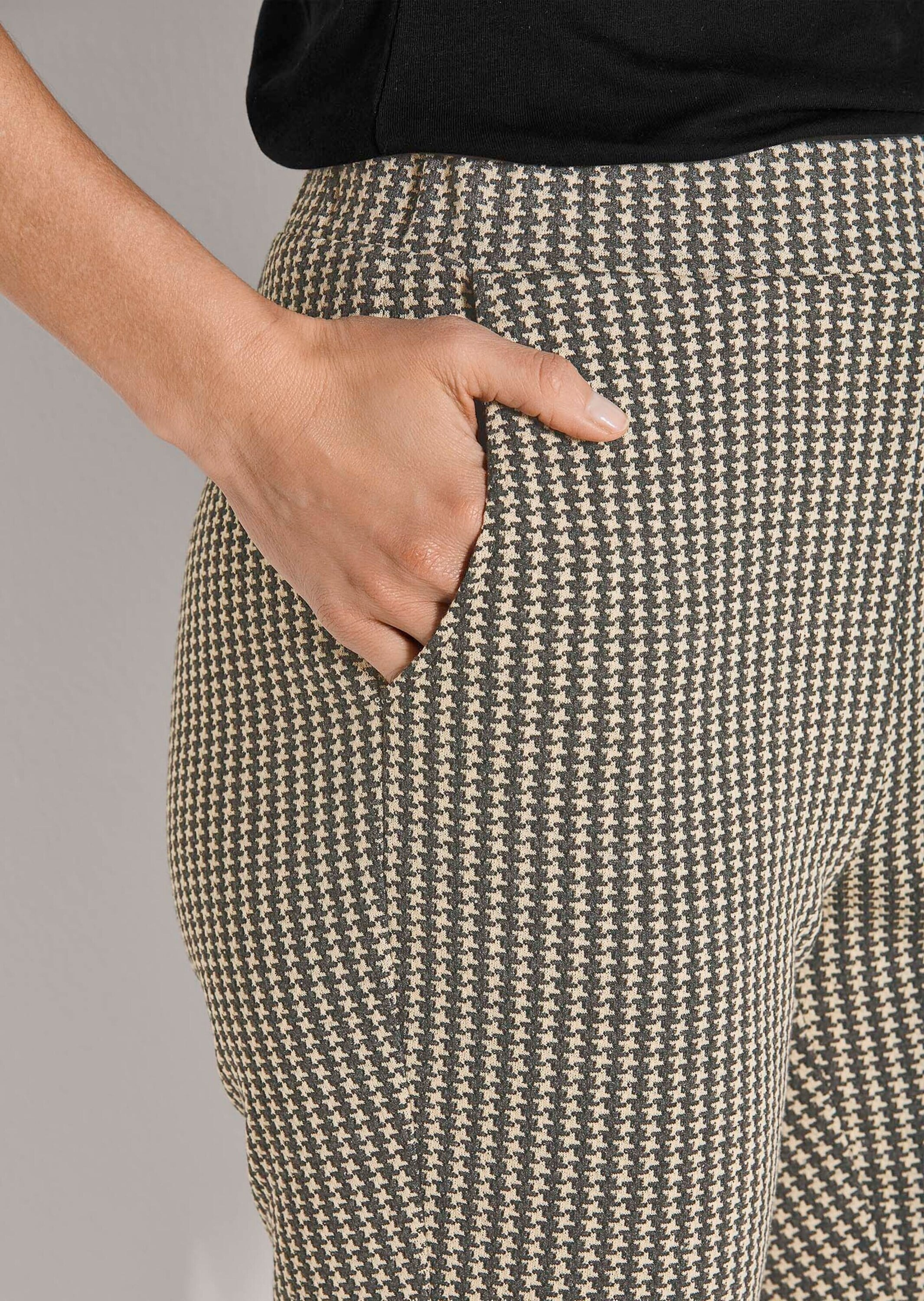 MADELEINE Schlupfhose »Schlupfhose Gerade Jersey-Hose mit Muster«