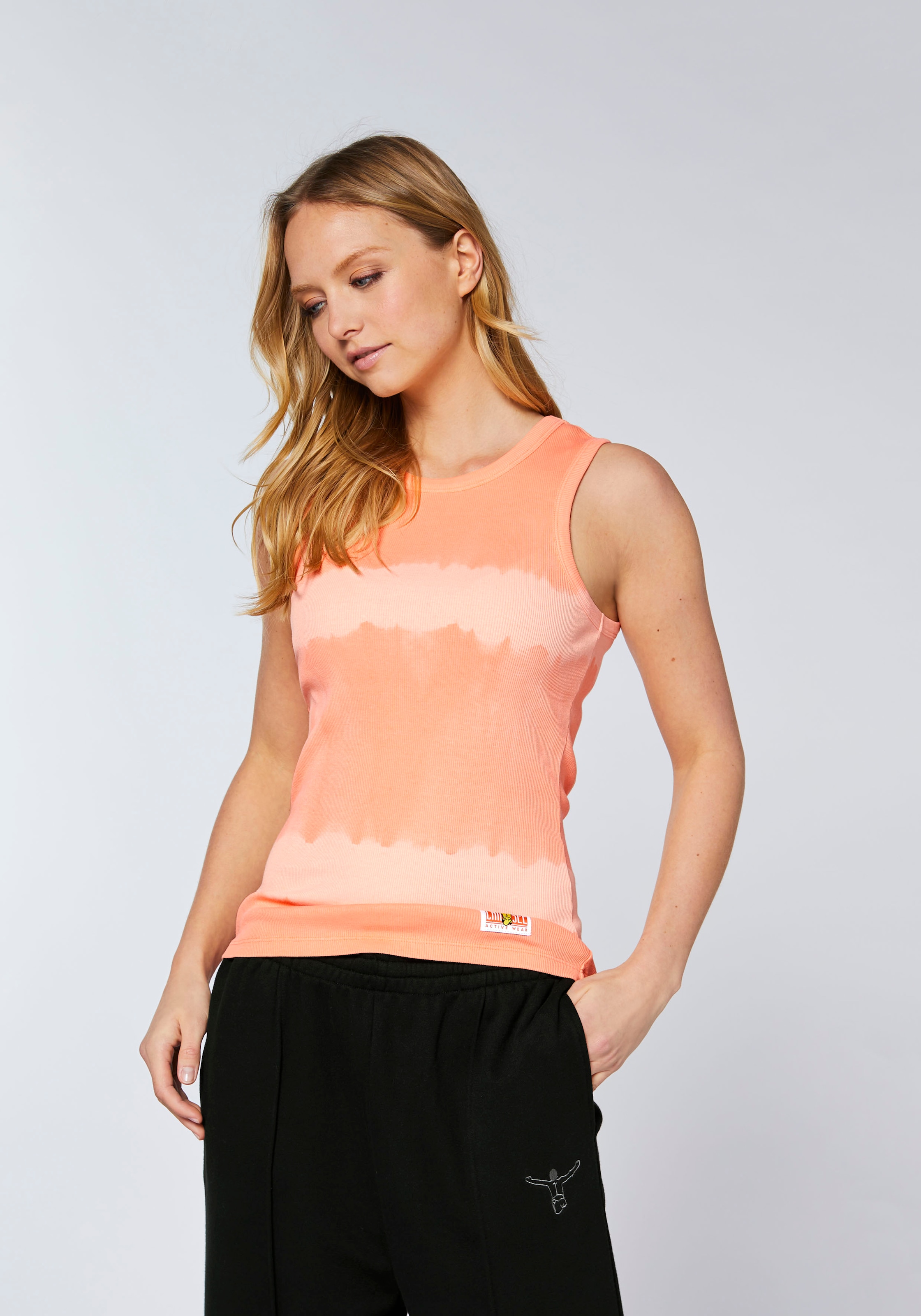 Chiemsee Tanktop - mit kleiner Logostickerei im Nacken<br/>
