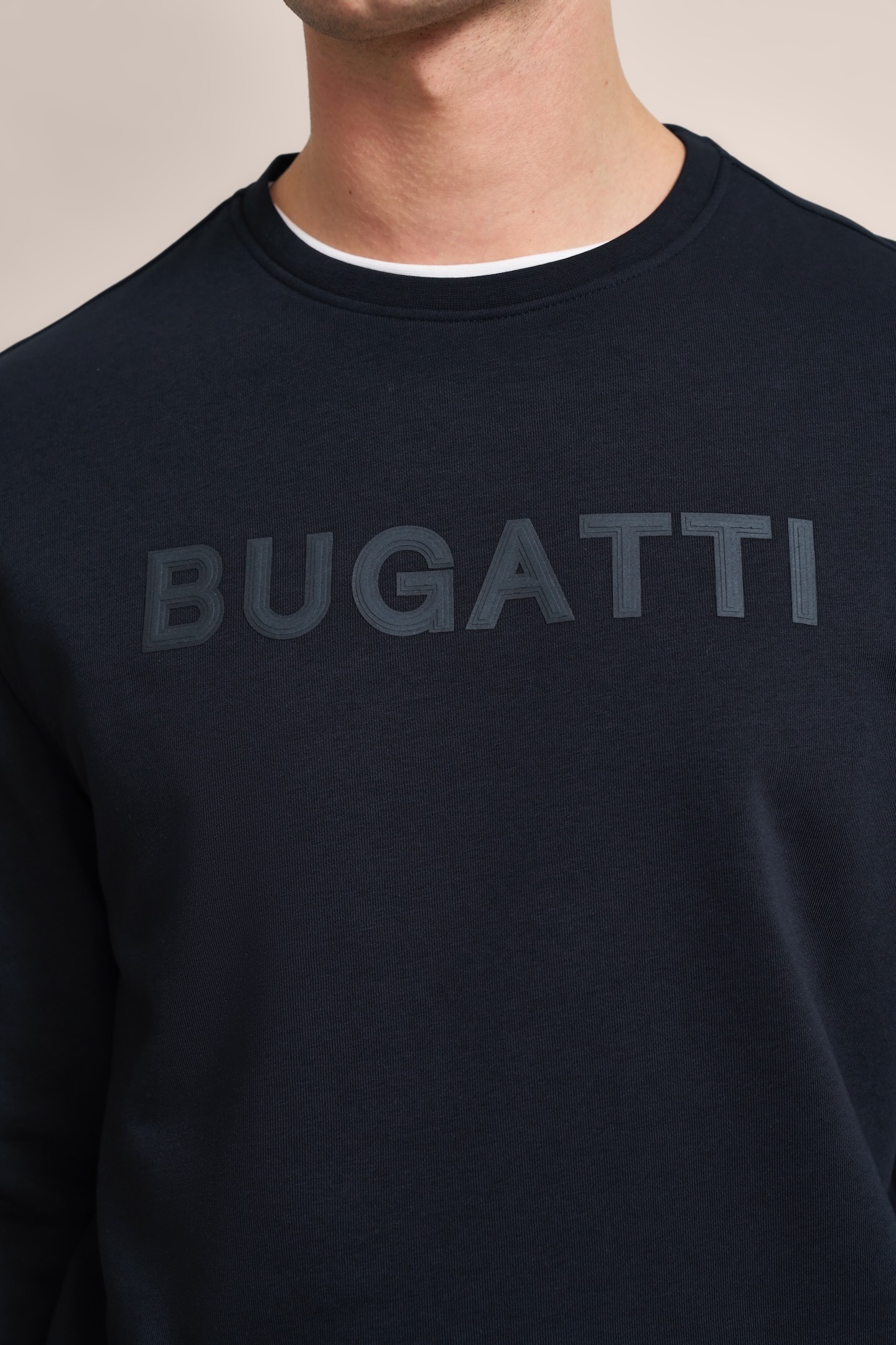 bugatti Sweatshirt, mit 3-D-Print