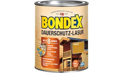 Holzschutzlasur »DAUERSCHUTZ-LASUR«, Ebenholz, 0,75 Liter Inhalt