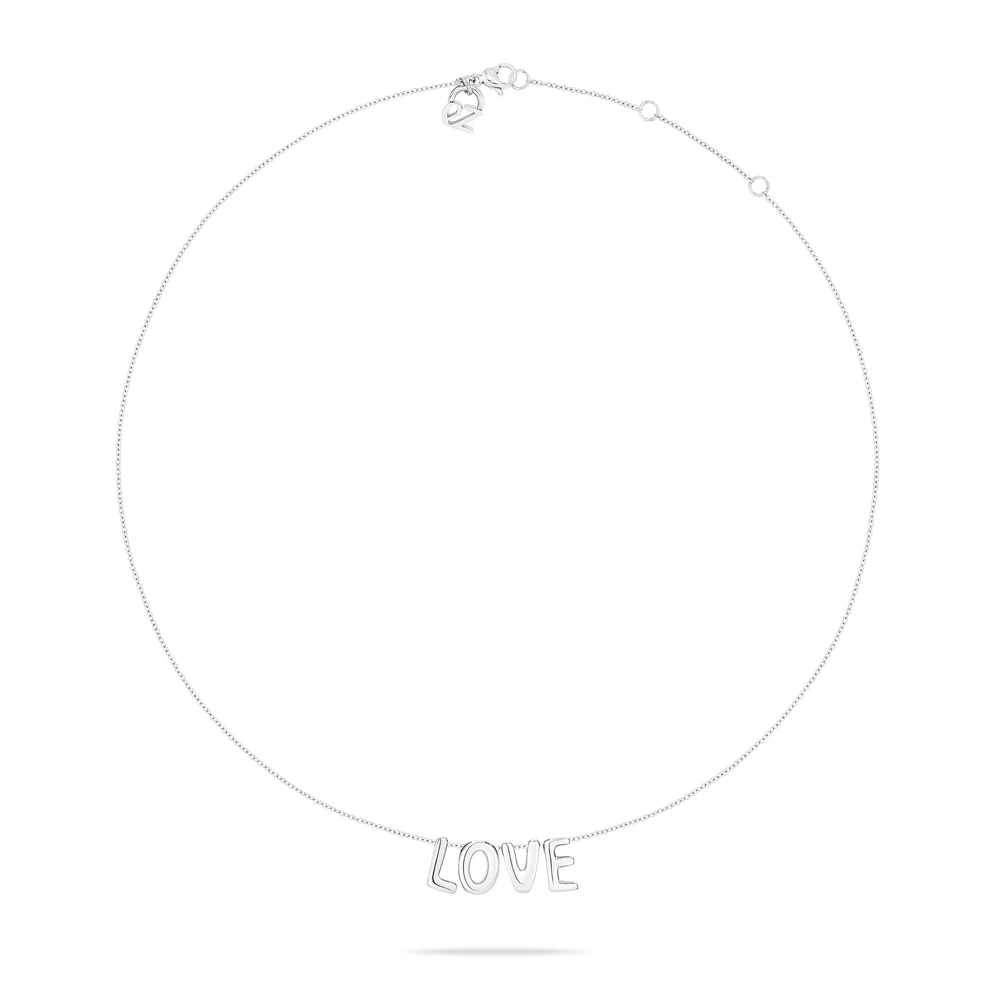 Echtzeit Kette mit Anhänger »Schmuck Geschenk Edelstahl Halskette Love Letters«