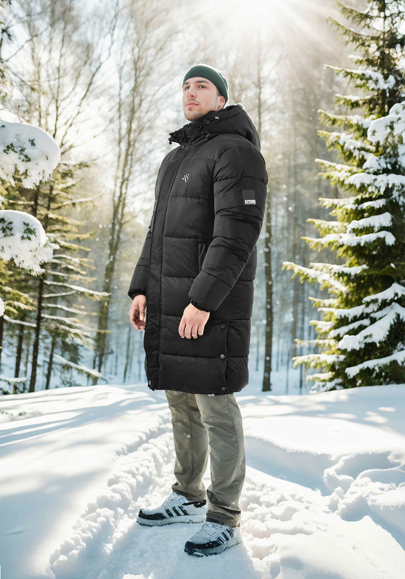 Alessandro Salvarini Winterjacke »Alessandro Salvarini Herren Winter Parka gesteppt AS425«