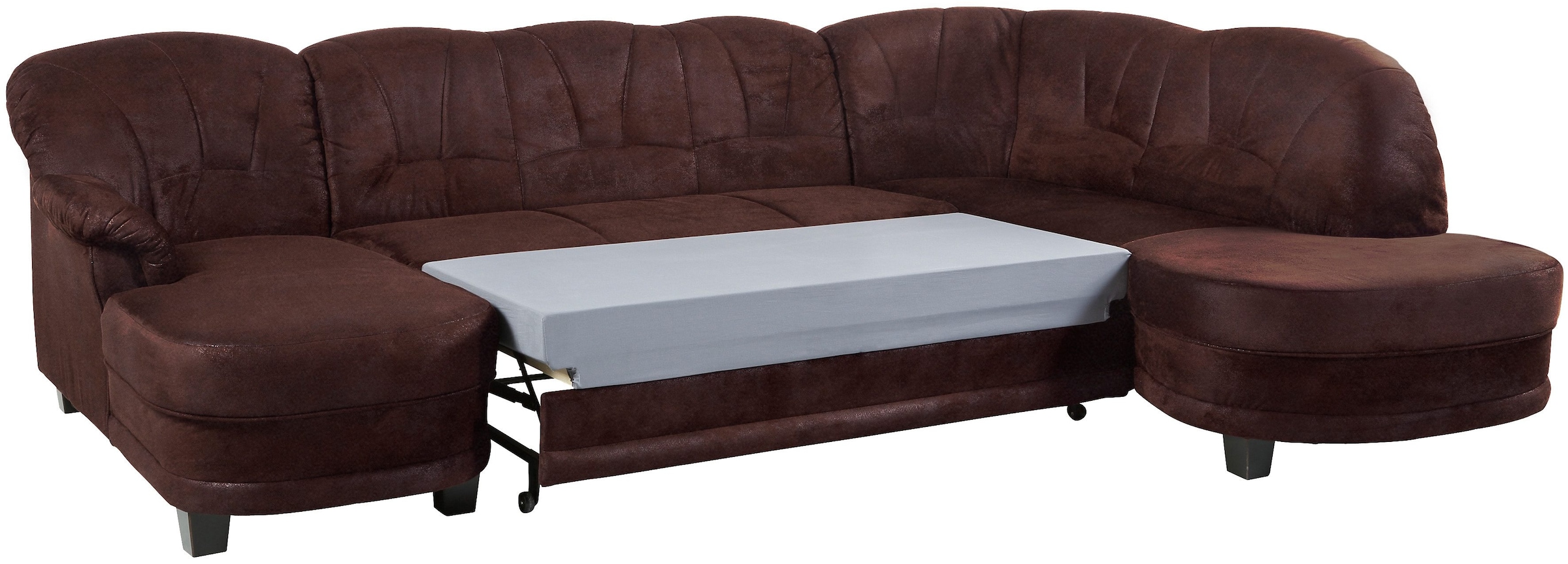 Home affaire Wohnlandschaft »Camelita, viel Platz, bequem und zeitlos, Breite 289cm, U-Form« wahlweise mit Bettfunktion