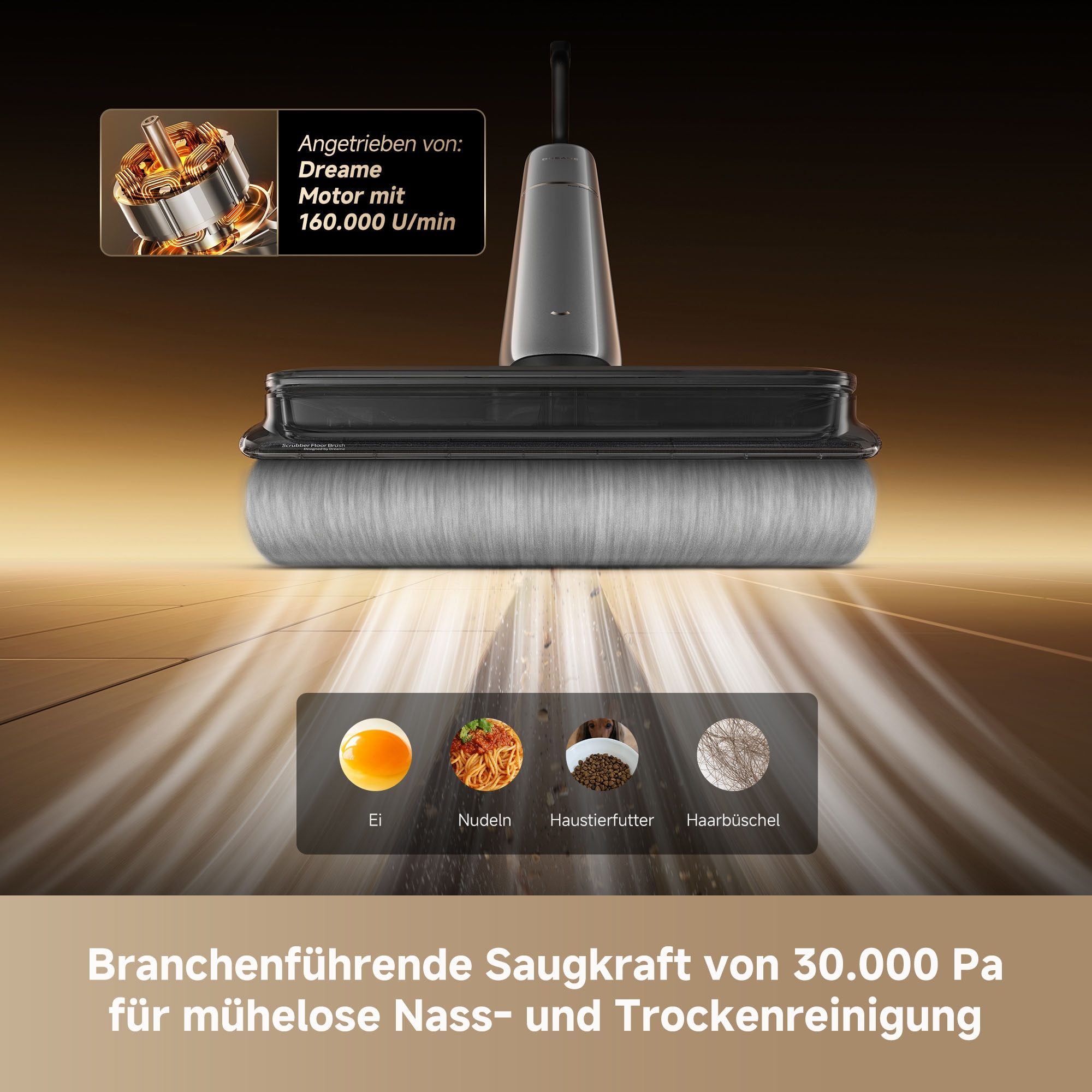 Dreame Nass-Trocken-Sauger »T15 Pro Heat« 420 W, Heißwasserwischen