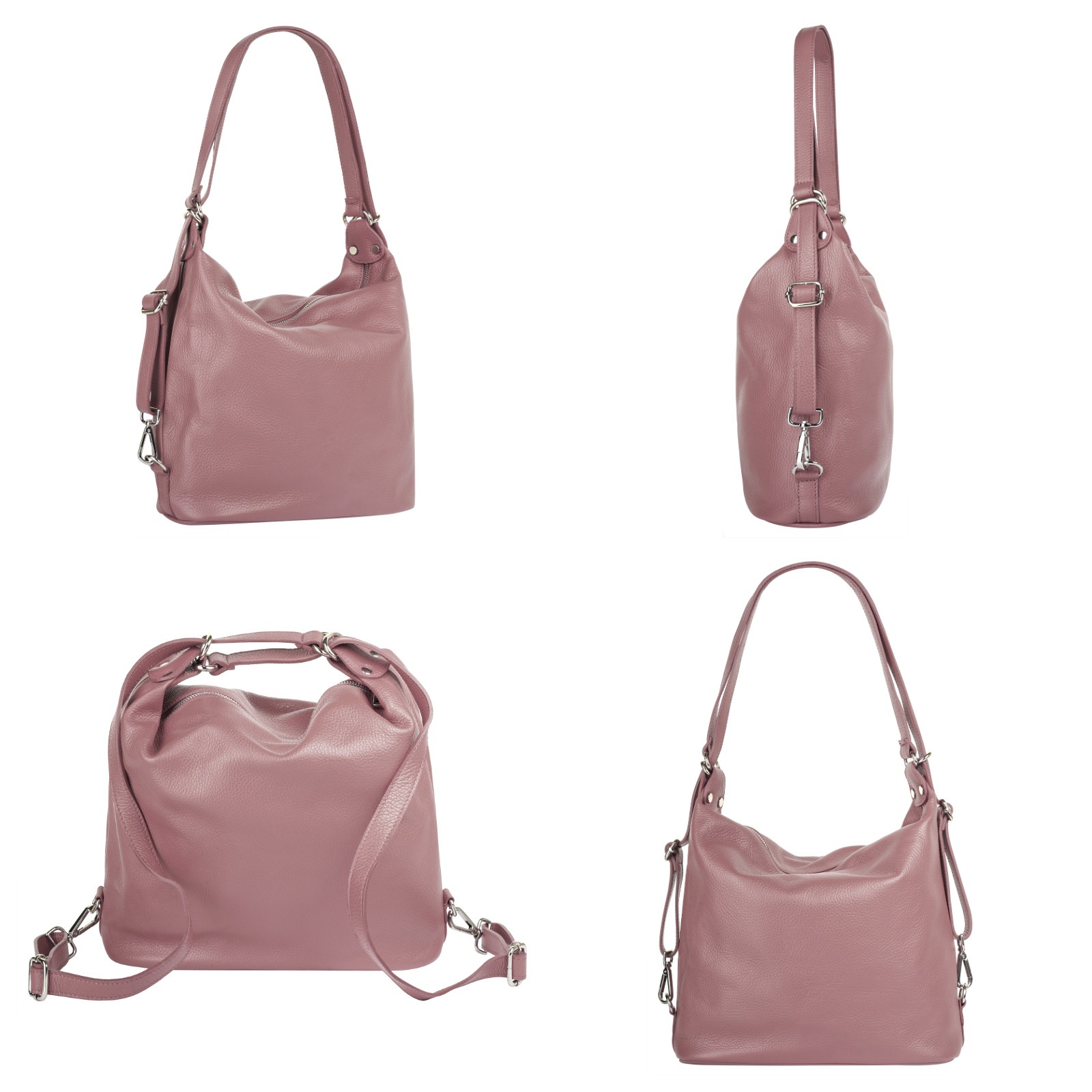 Samantha Look Shopper, echt Leder, Made in Italy