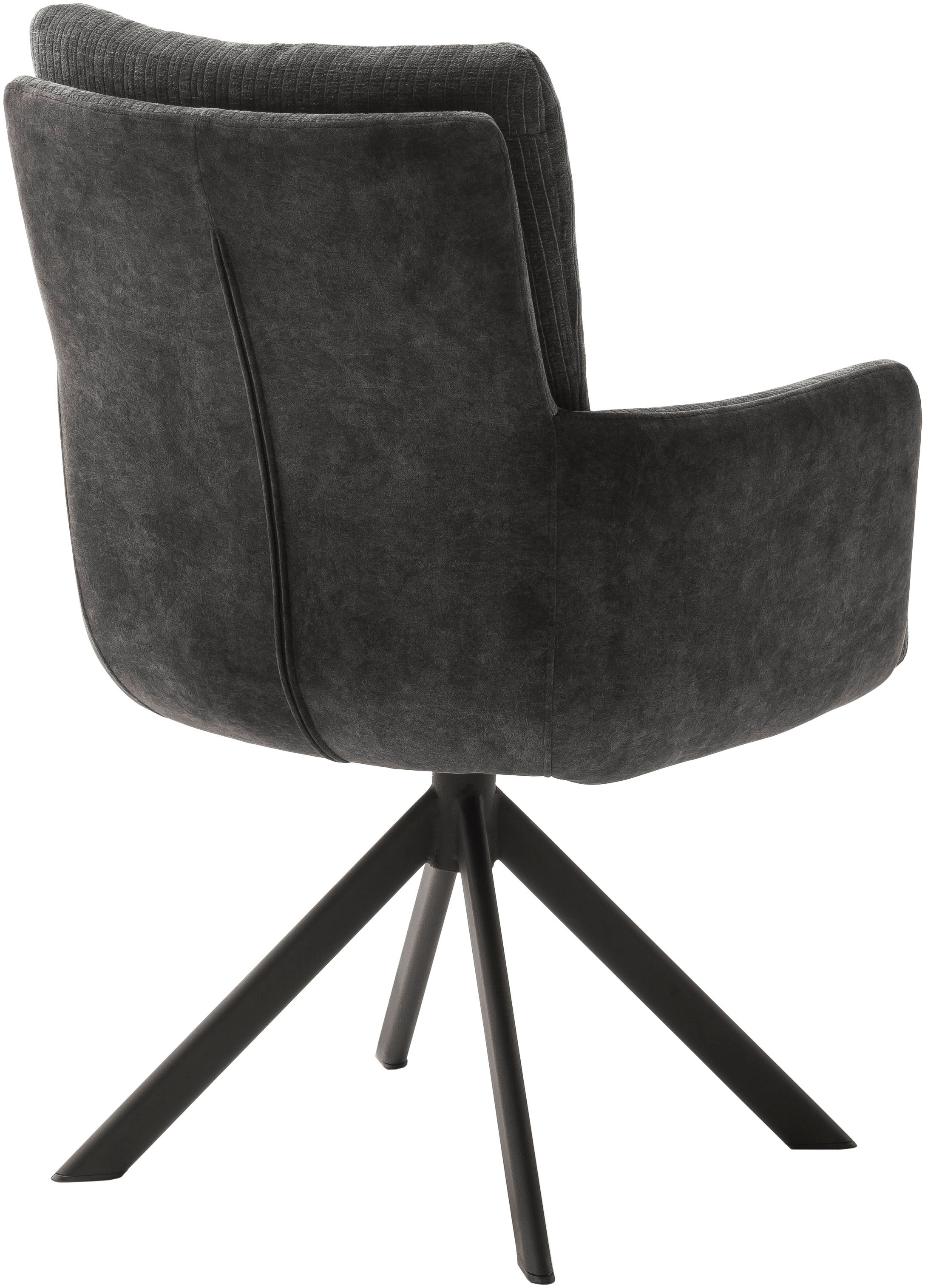 MCA furniture Esszimmerstuhl »MALIA«, (Set, 2 Stck), 360° drehbar, Taschenfederkern, Sitzhöhe ca. 49 cm