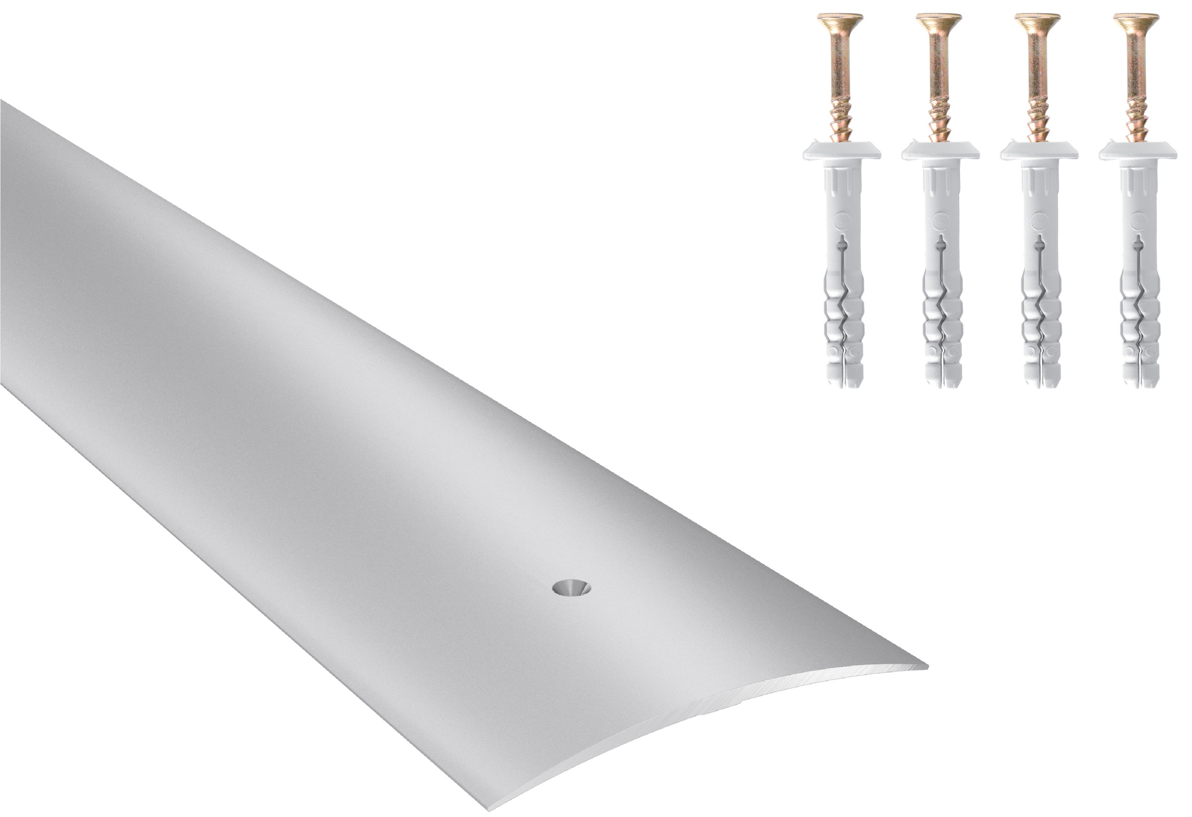 Arbiton Profil »PR4 Optik Silber«, (1 St.), matt, 48 mm x 93 cm für Schraubmontage