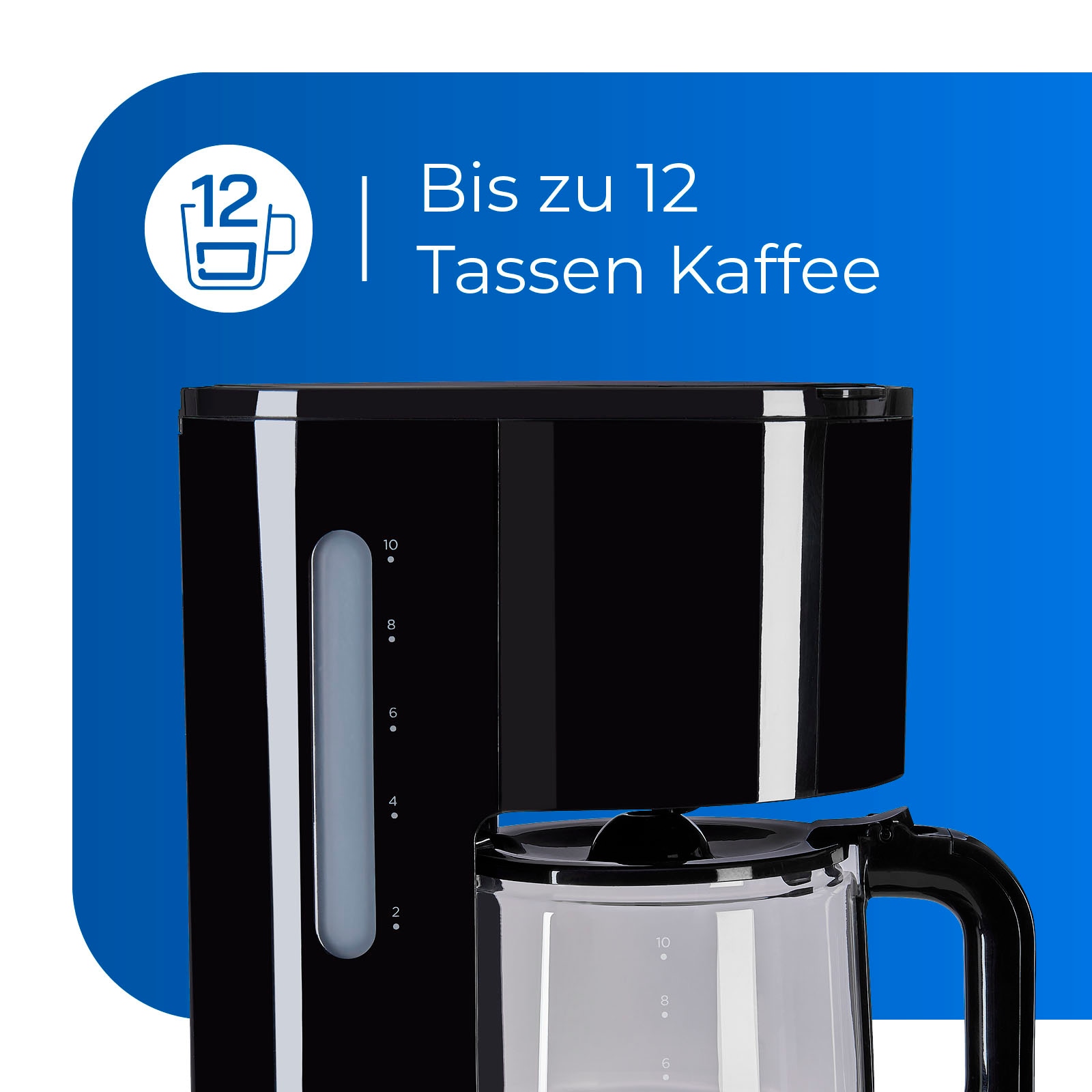 exquisit Filterkaffeemaschine »KA 6103 swi«, 1,25 l Kaffeekanne, Papierfilter, 1x4