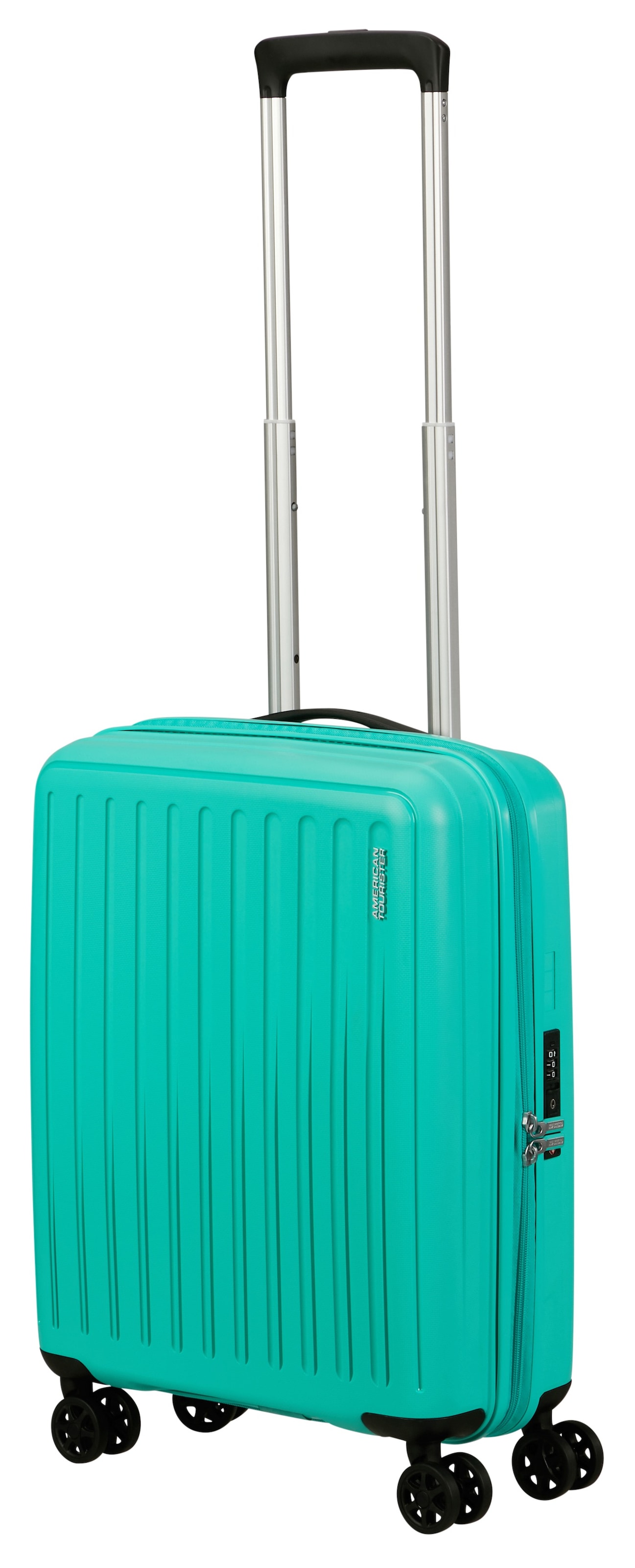 American Tourister® Hartschalen-Trolley »REJOY, verschiedene Größen und Farben«, 4 Rollen, Hartschalen-Koffer personalisierbar versenktes TSA-Schloss