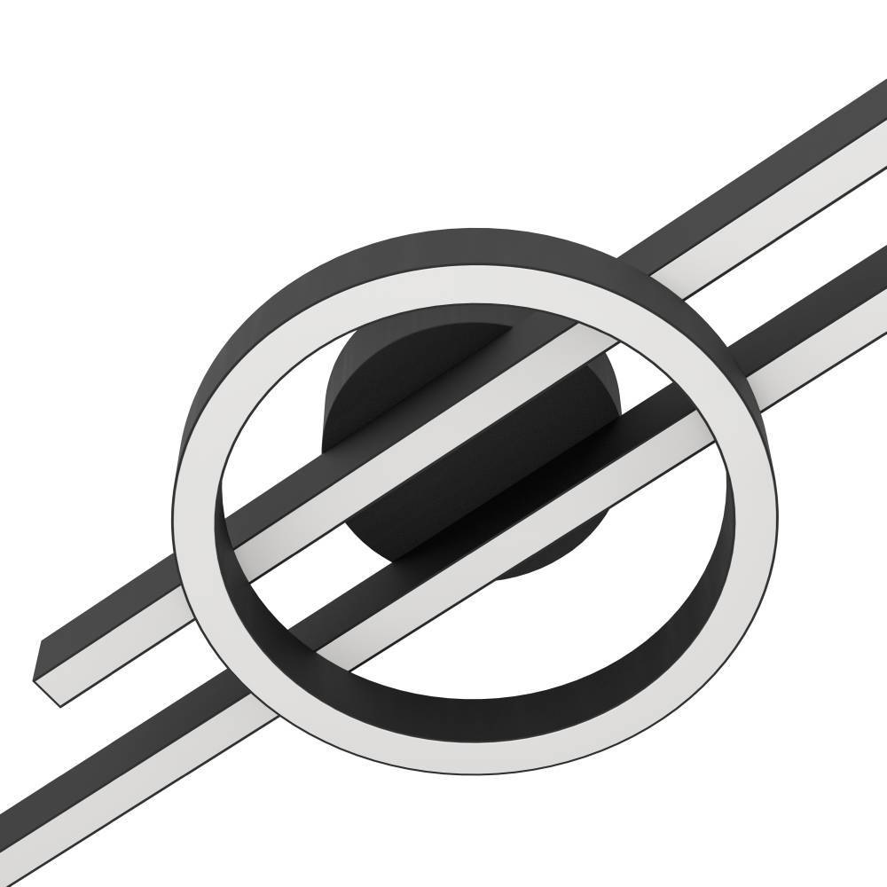 EGLO Deckenleuchte »AMANDOLO« LED-Modul 1 Stk. RGB | warmweiß - kaltweiß dimmbare Deckenlampe, Fernbedienung, Metall, RGB Backlight