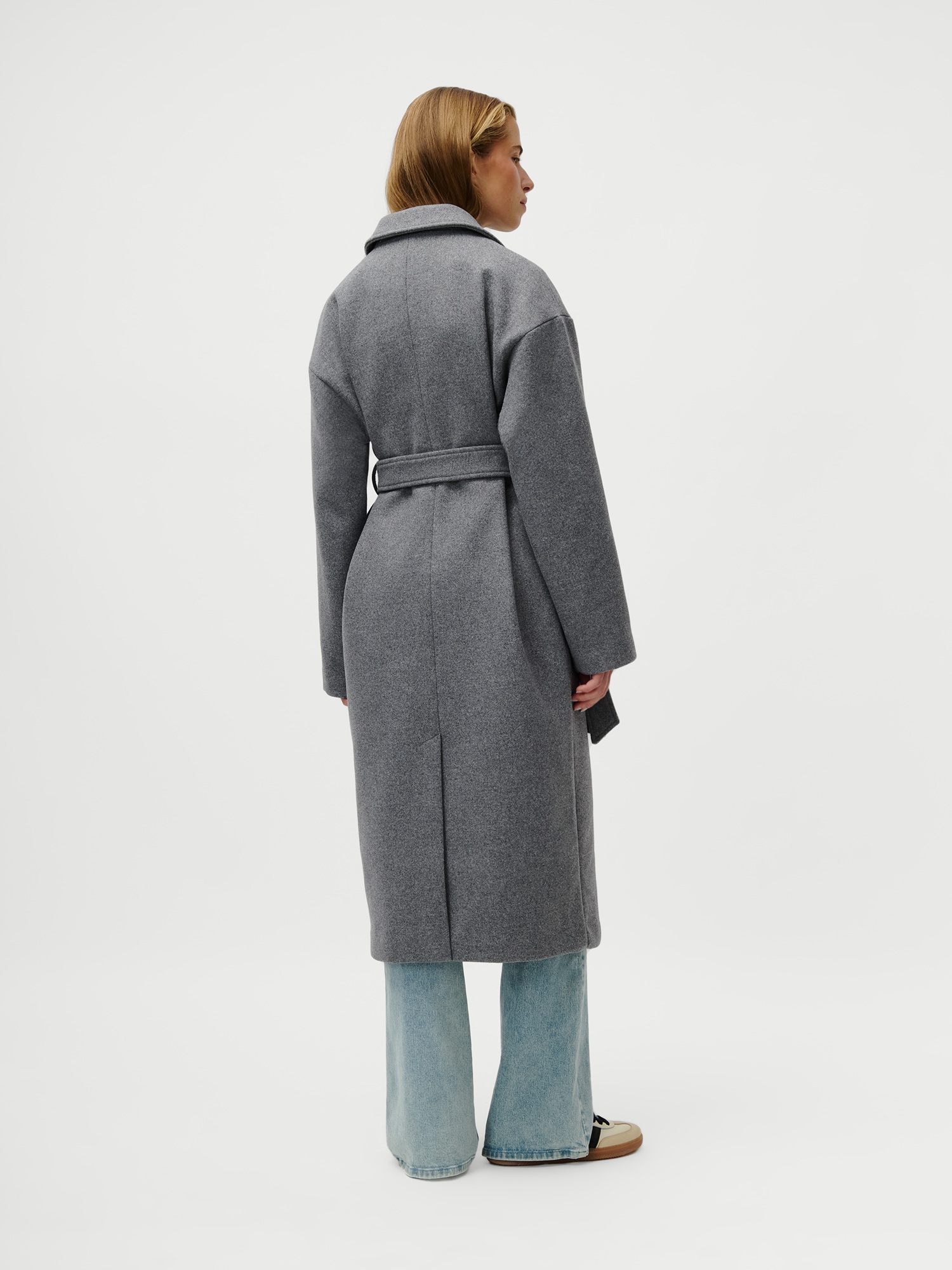 LeGer Langmantel »Anaida, LeGer by Lena Gercke«, Regular fit mit Rundhalsausschnitt