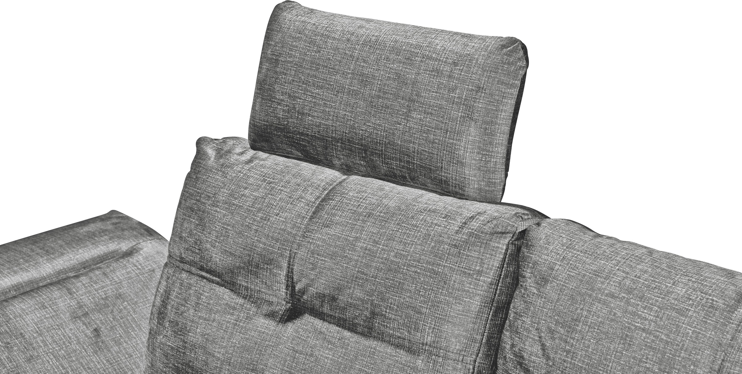 ED EXCITING DESIGN Ecksofa »Alija L-Form«, mit Bettfunktion, Armteilverstellung & Kopfstützen