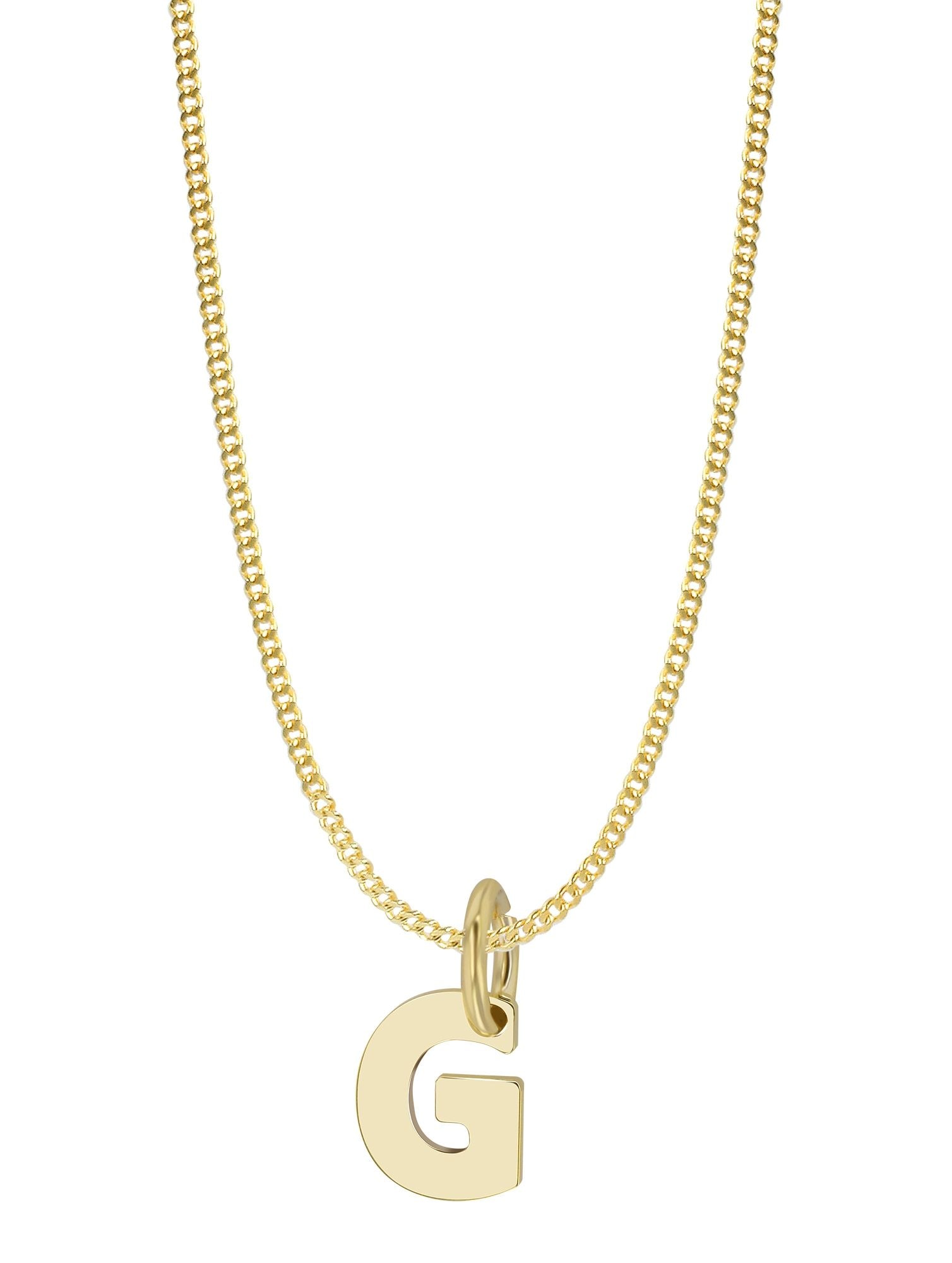 Adelia´s Buchstabenanhänger »Unisex Anhänger ¿ Buchstabe N Buchstabenanhänger aus 375 Gold«