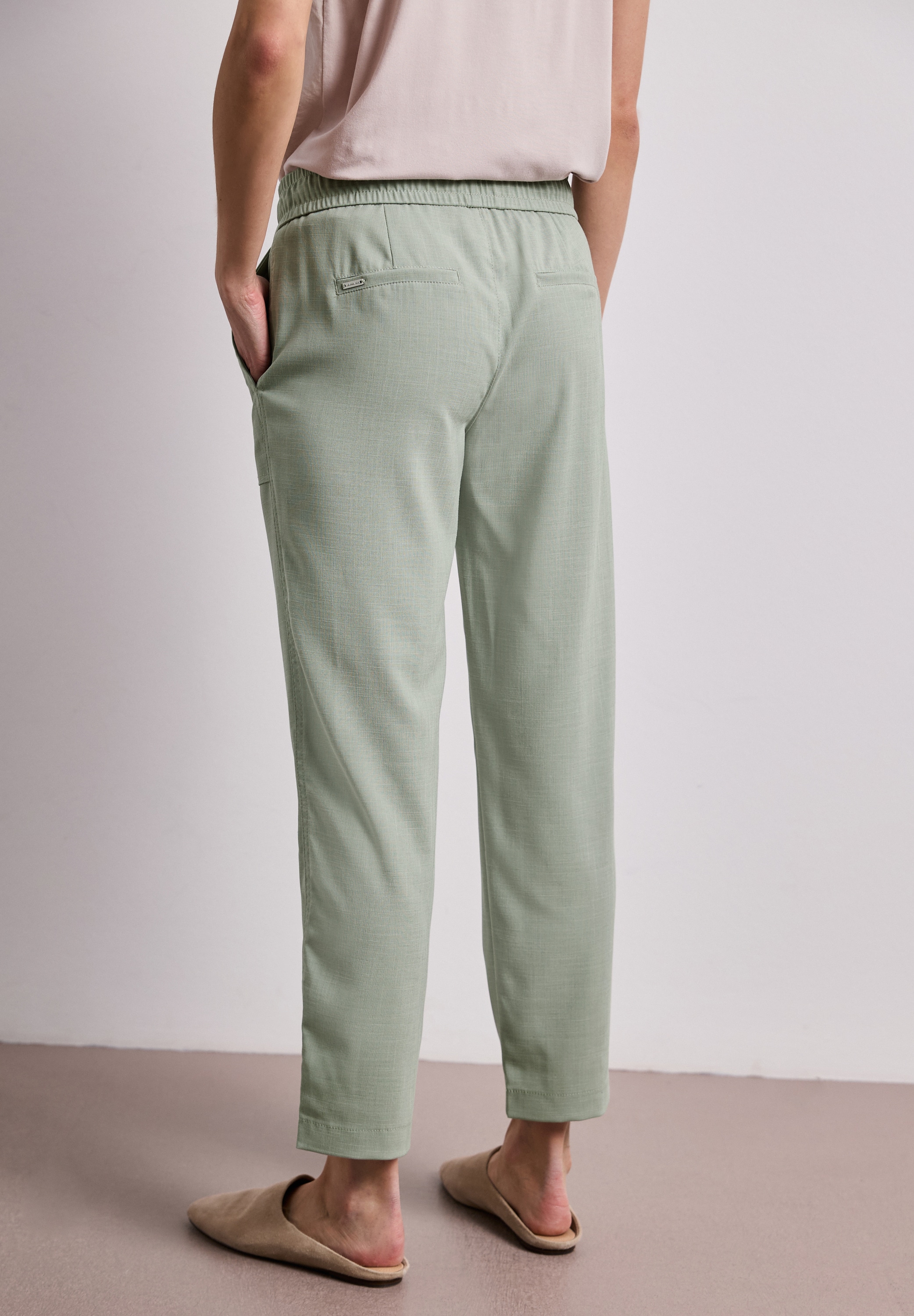 STREET ONE 7/8-Hose »Style Bonny«  melierte Optik, elastischer Bund