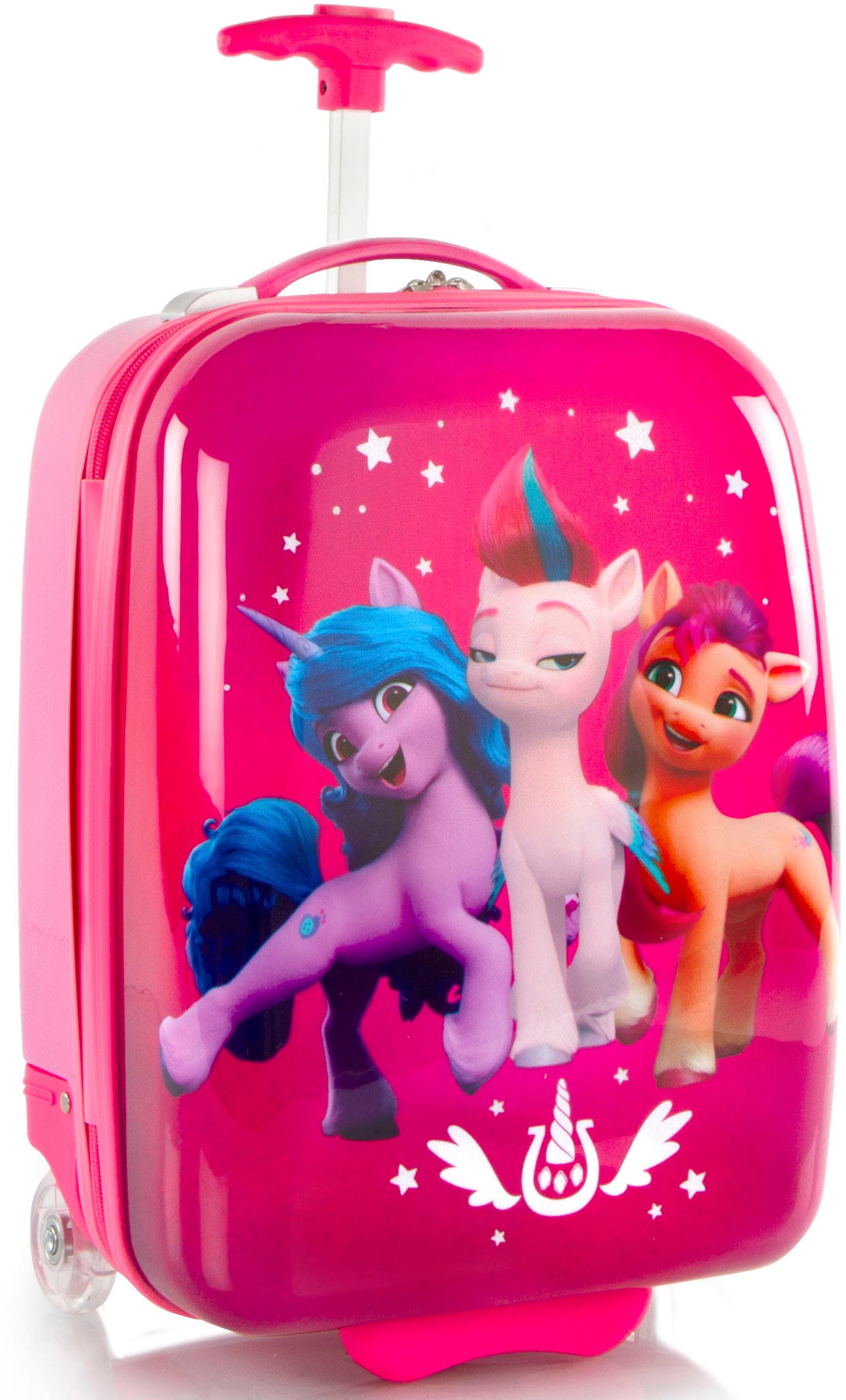 Kinderkoffer »My Little Pony pink, 46 cm«, 2 Rollen, Kindertrolley Kinderreisegepäck...