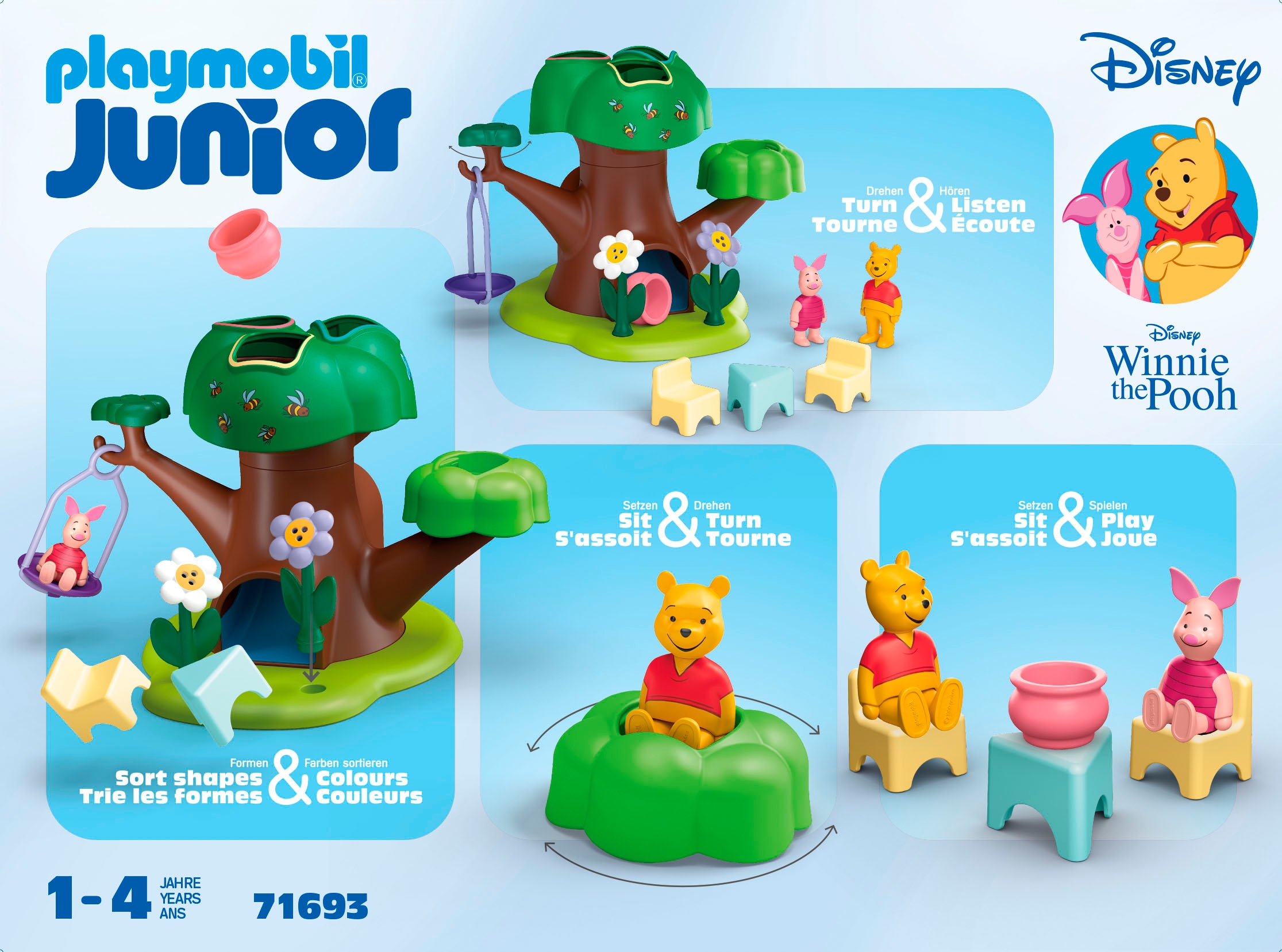 Playmobil® Konstruktions-Spielset »Winnies & Ferkels Baumhaus (71693), JUNIOR & Disney« Made in Europe
