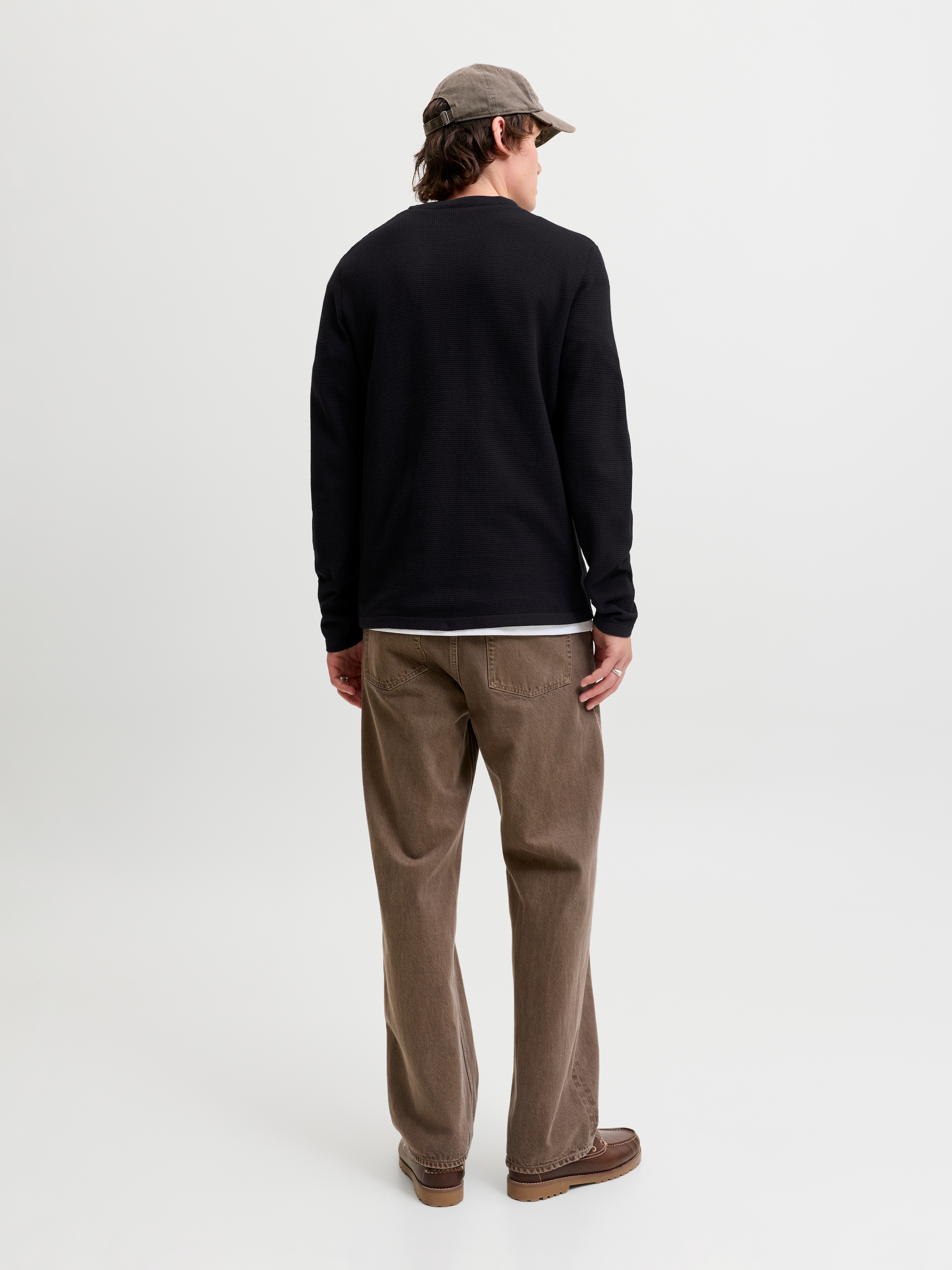 Jack & Jones Rundhalspullover »JJEAUSTIN KNIT CREW NECK NOOS« Baumwollmischung, regular fit