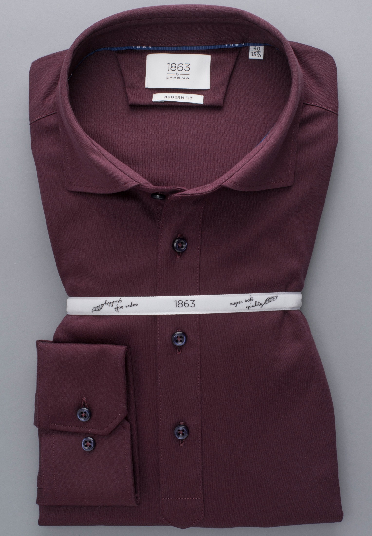 Eterna Langarmhemd »MODERN FIT«, NON IRON (bügelfrei)