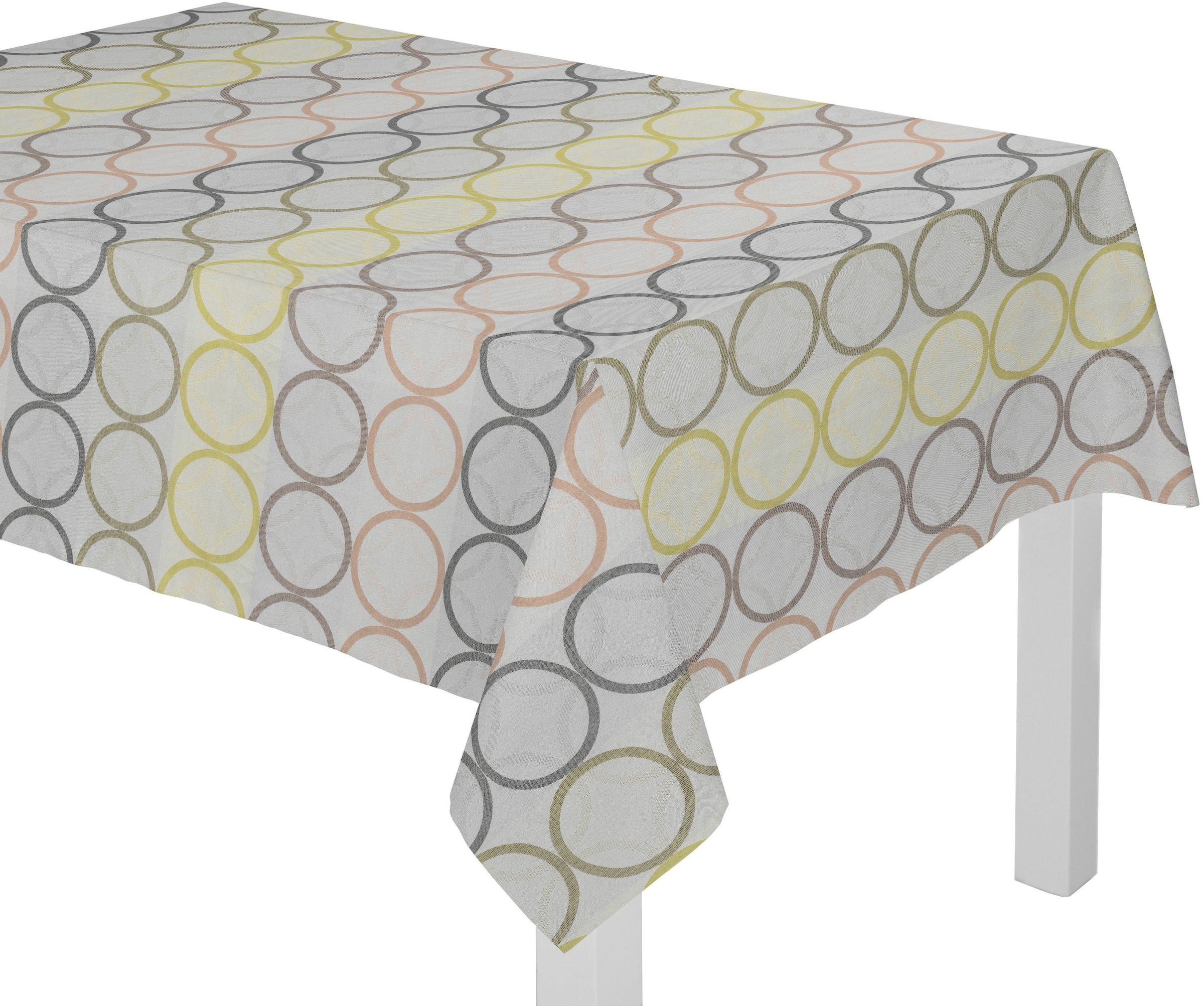 Wirth Tischdecke »ZIRBELLO« in grün, Größe B/L: 130 cm x 220 cm