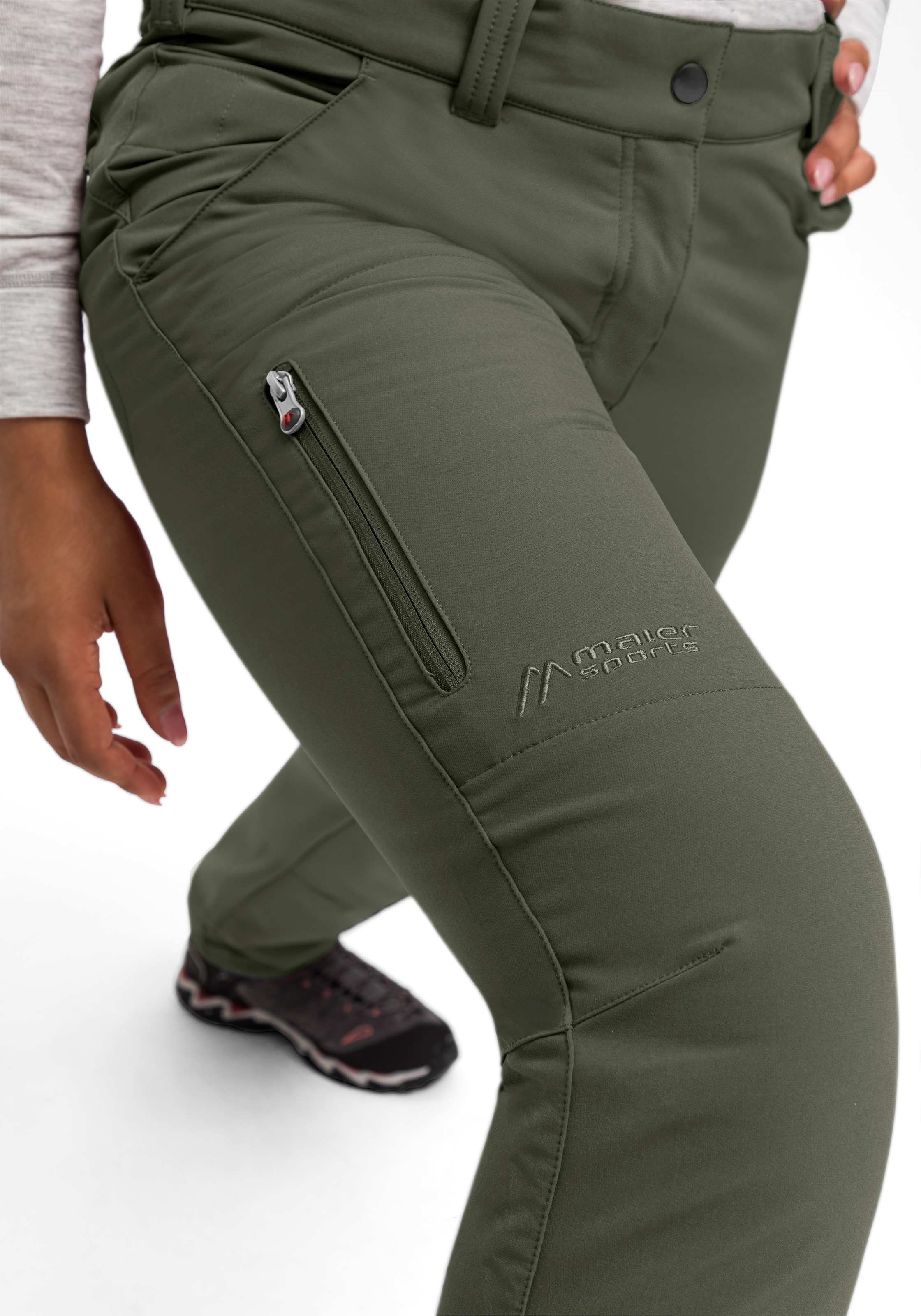 Maier Sports Funktionshose »Helga«, warme Damen Outdoorhose, robuste Wanderhose, Regular Fit