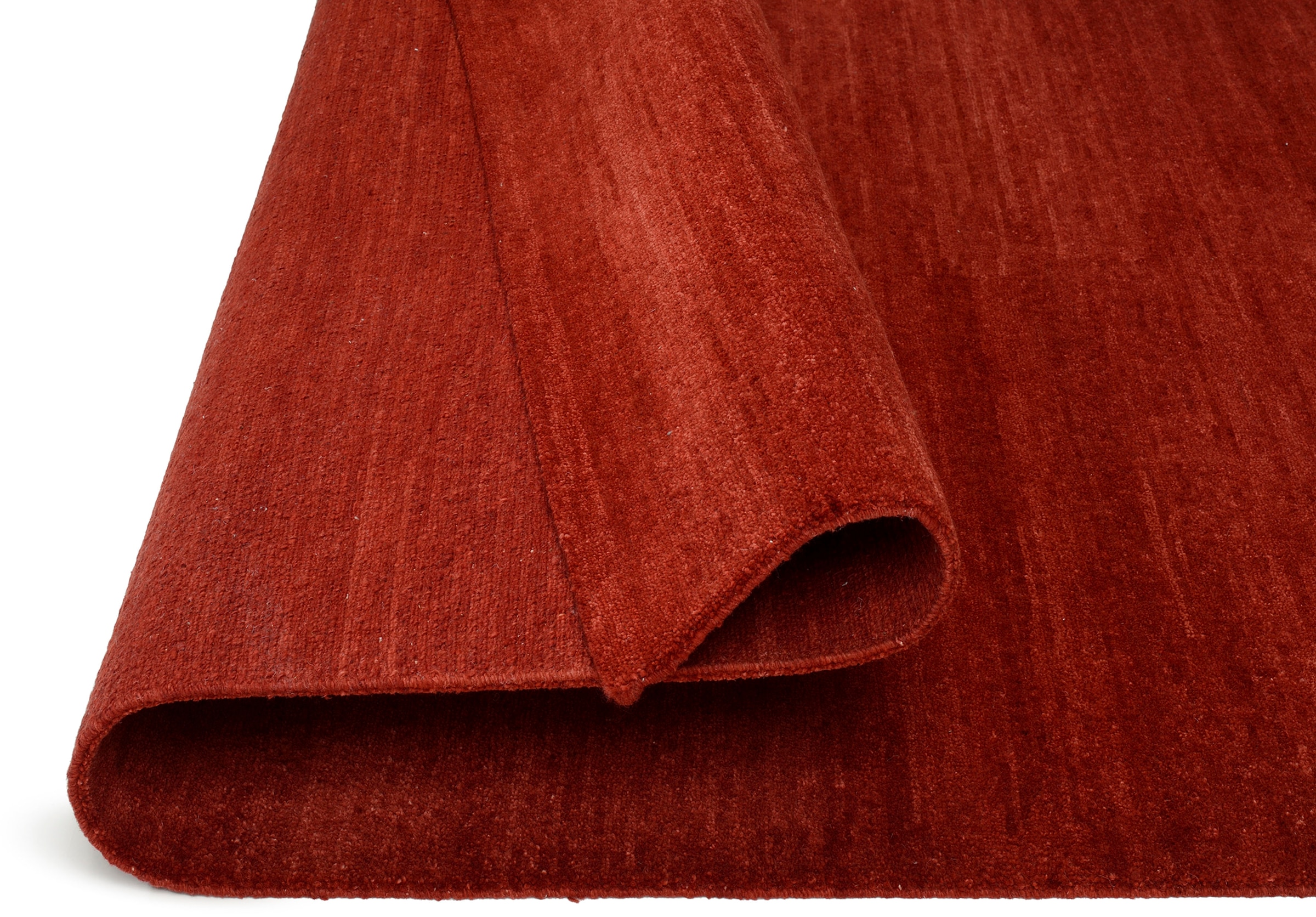 OCI DIE TEPPICHMARKE Teppich »HIMALI UNI«, rechteckig, 5 mm Höhe, handgeknüpft, hochwertige Wolle, fußwarm, Wohnzimmer
