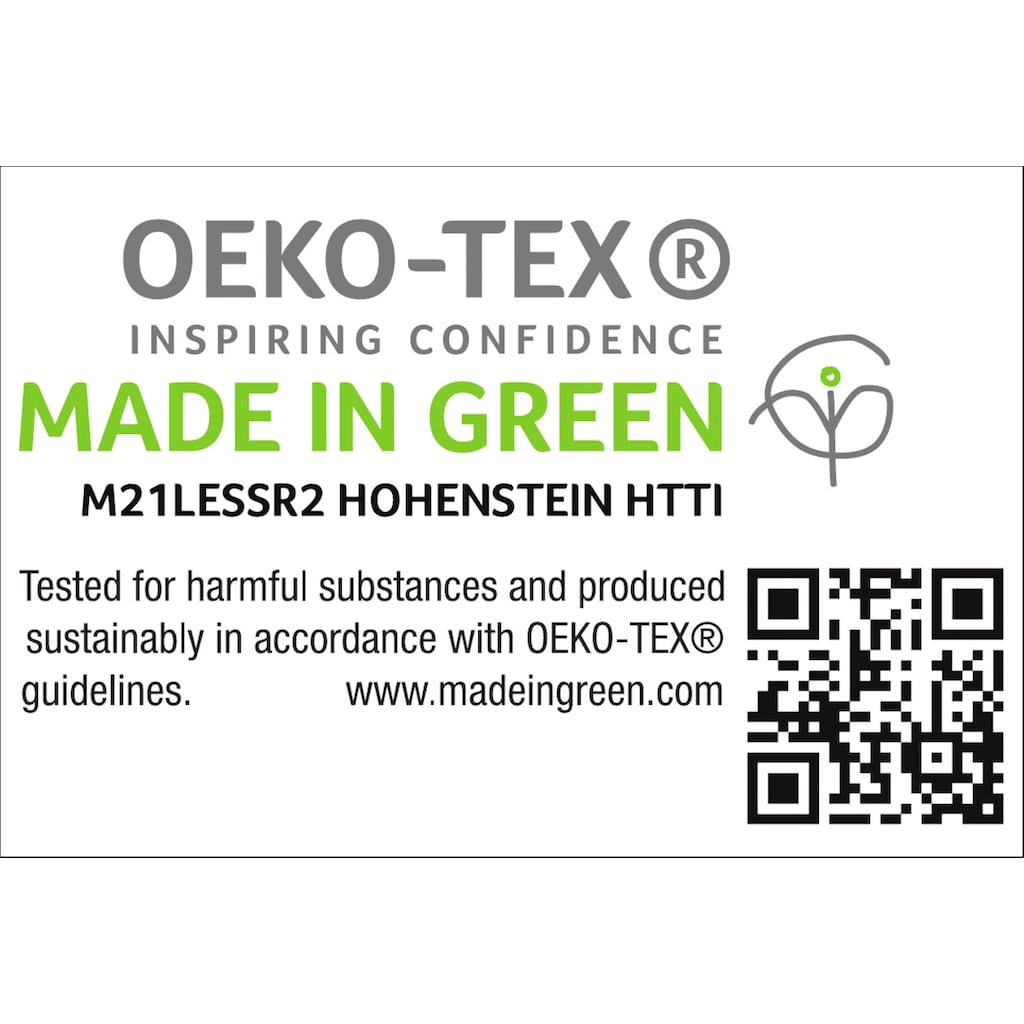 andas Bettwäsche »Mynte, in den Qualitäten Renforcé und Biber, STANDARD 100 by OEKO-TEX® zertifiziert, atmungsaktiv, Flächengewicht 120 g/m², 100% Baumwolle, mit Reißverschluss«, (3 tlg.), mit Gratis-Zugabe: Kissenhülle 40x80 cm