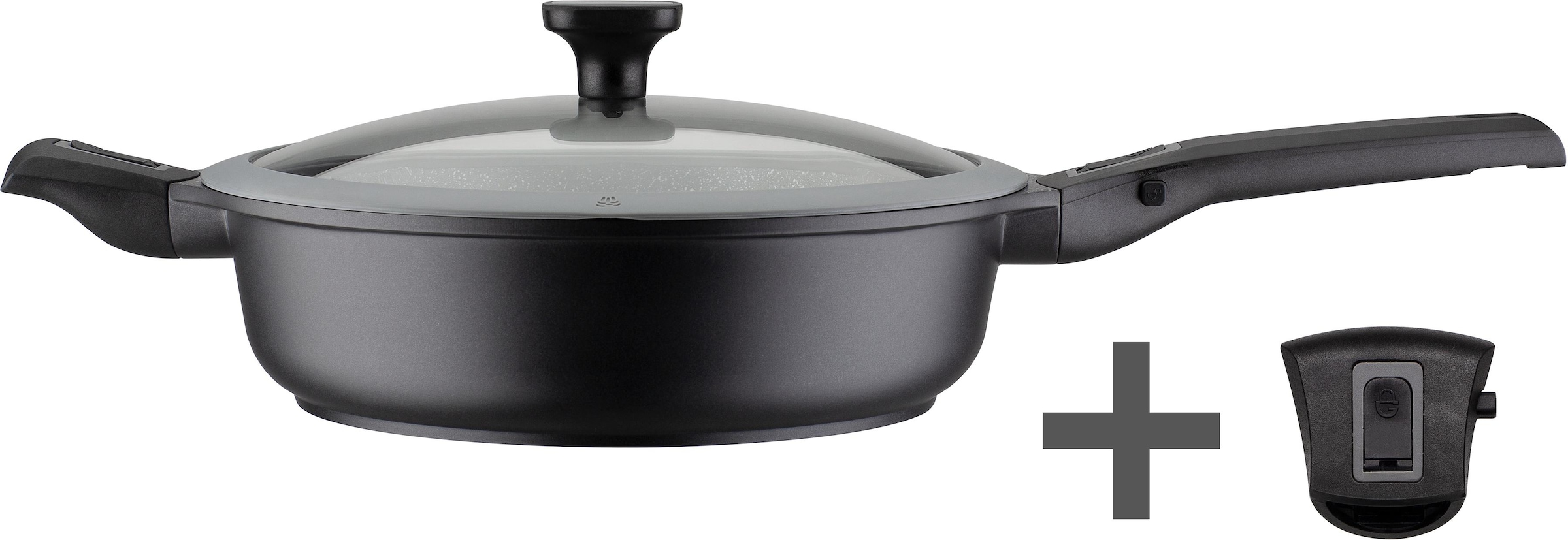 Tefal Wok »Hard Aluminium, 28 bei Titanium cm Pro G28919«, OTTO online Antihaftversiegelung, Ø Induktion, Temperaturanzeiger