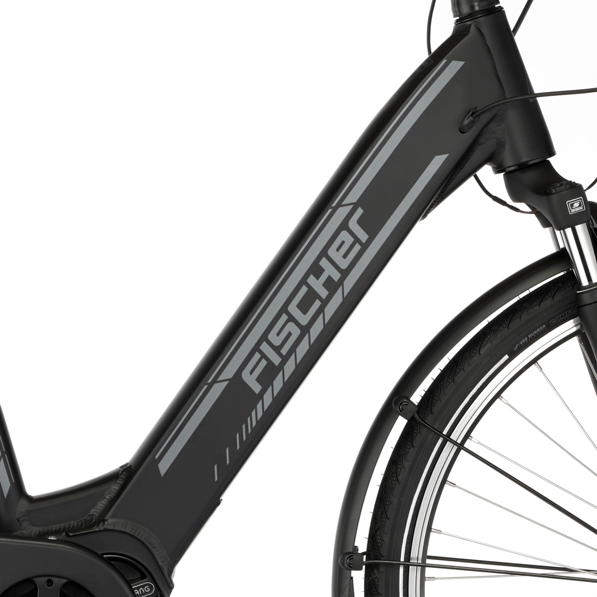 FISCHER Fahrrad E-Bike »CITA 4.1i«, 7 Gang, Shimano, Nexus, Mittelmotor 250 W, (mit Rahmenschloss), Pedelec, Elektrofahrrad für Damen u. Herren