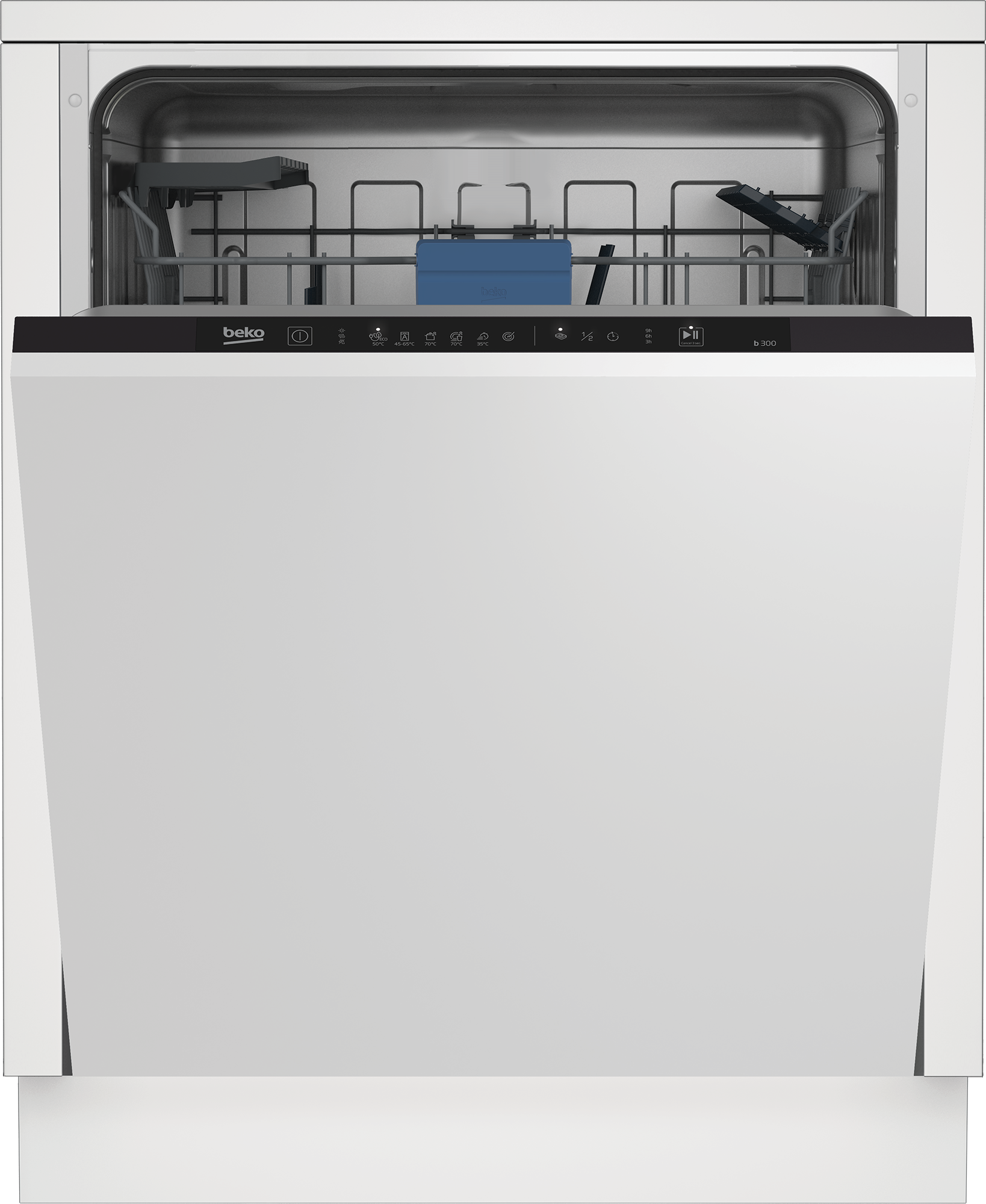 BEKO vollintegrierbarer Geschirrspüler »BDIN16430 7698601677« 14 Maßgedecke Quick&Clean – Kraftvolle Reinigung für sauberes Geschirr in 90 Minuten