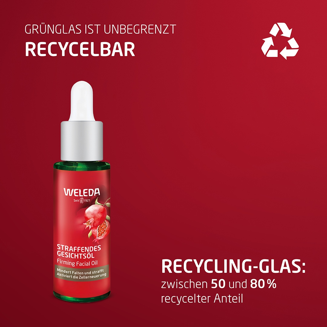 WELEDA Gesichtsöl »STRAFFENDES GESICHTSÖL GRANATAPFEL« aktiviert die Zellerneuerung und fettet nicht
