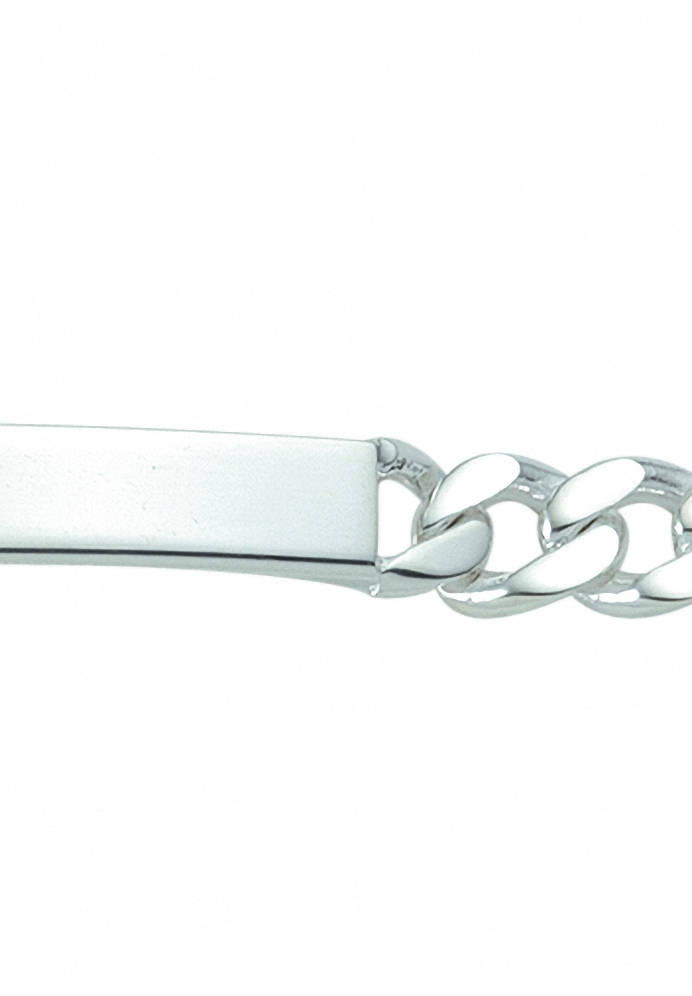Adelia´s Silberarmband »925 Silber Flach Panzer Armband 21 cm Ø 5,4 mm«