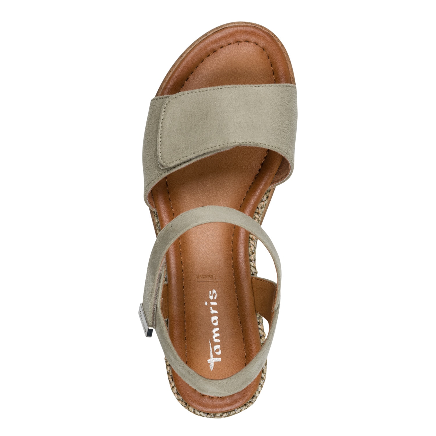 Tamaris Keilsandalette  , Riemchensandale, Sommerschuh in veganer Verarbeitung