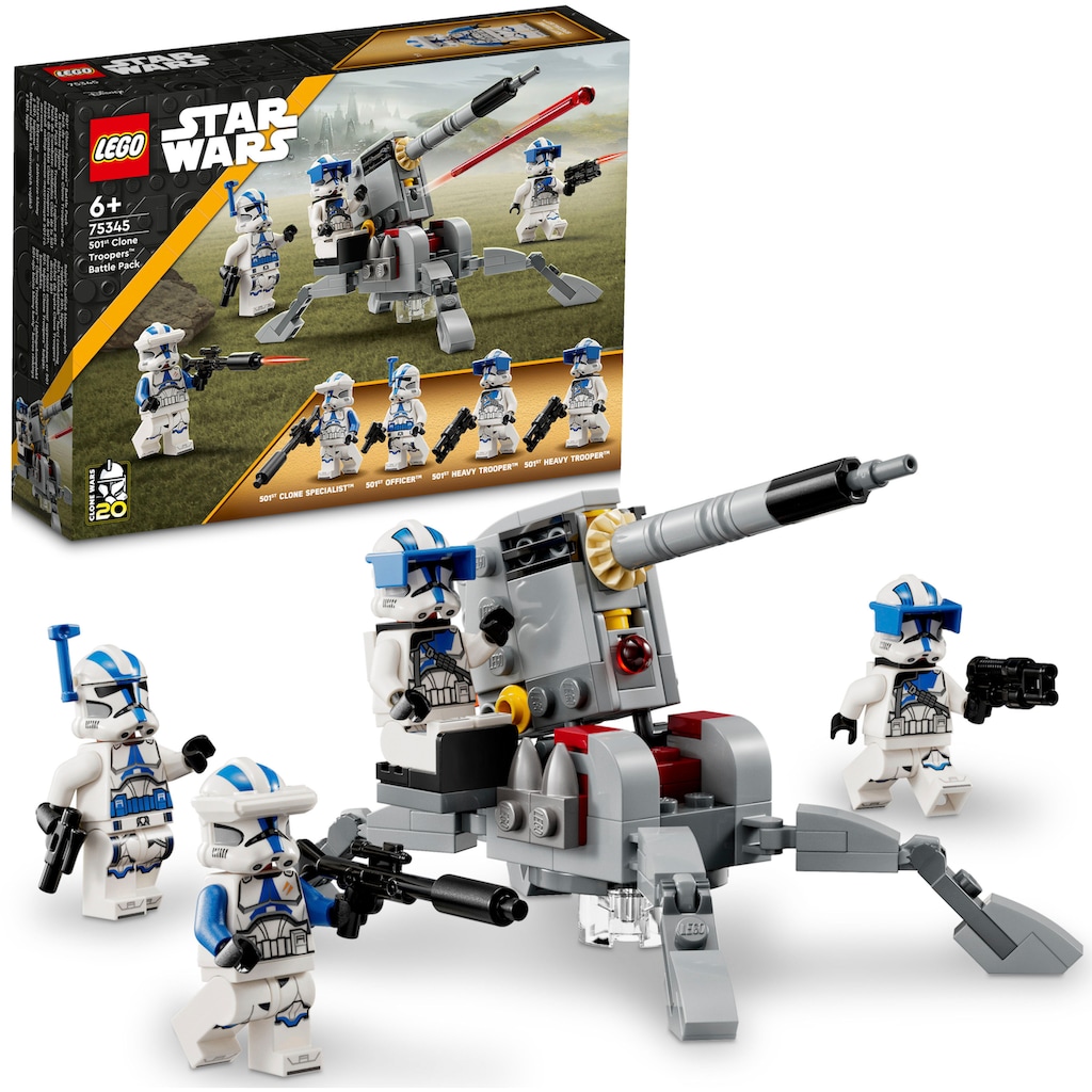 LEGO® Konstruktionsspielsteine »501st Clone Troopers™ Battle Pack (75345), LEGO® Star Wars™«