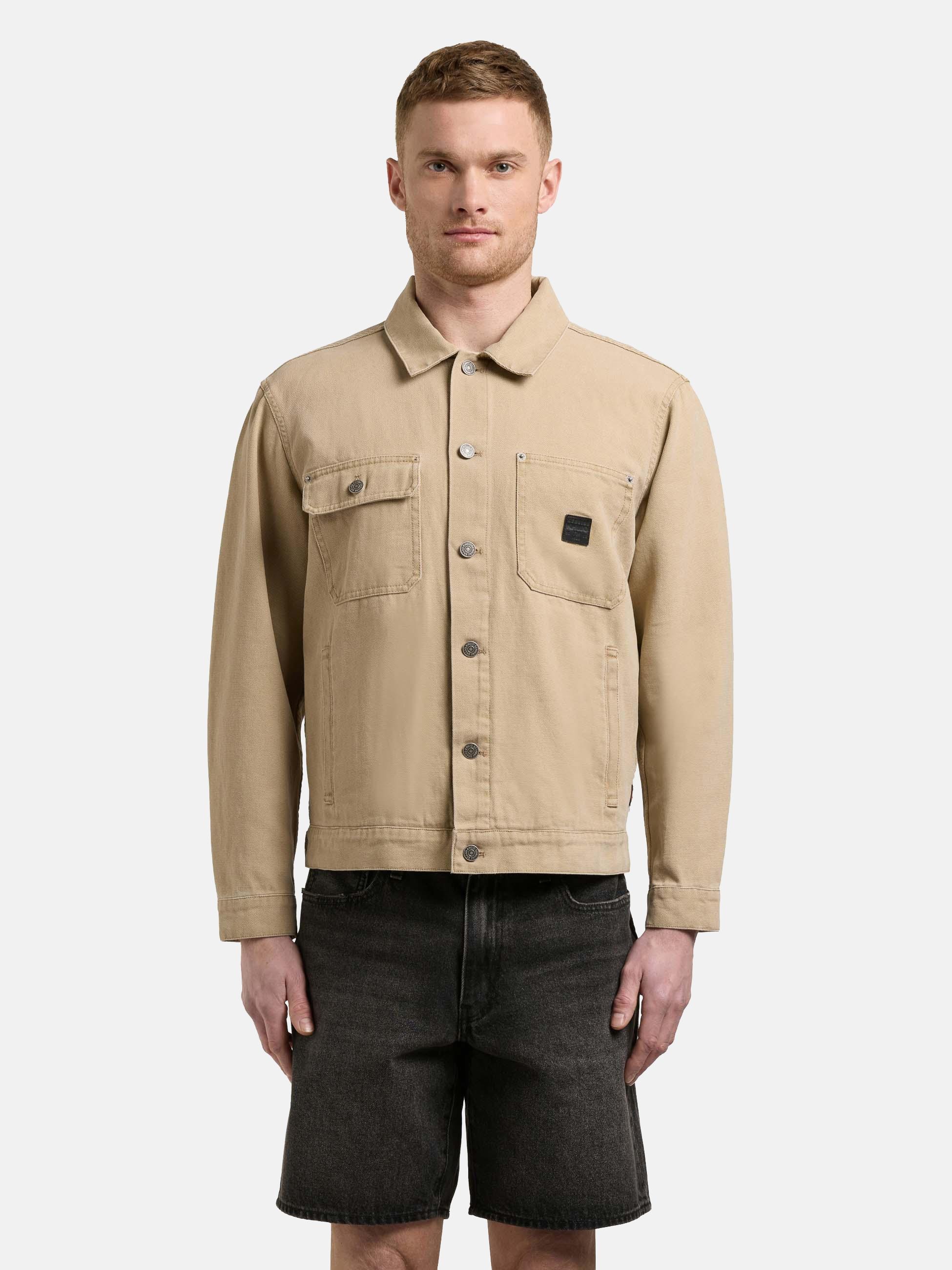 khujo Jeansjacke »Jeansjacke Ronny« ohne Kapuze Herren Denim-Jacke mit Brusttaschen