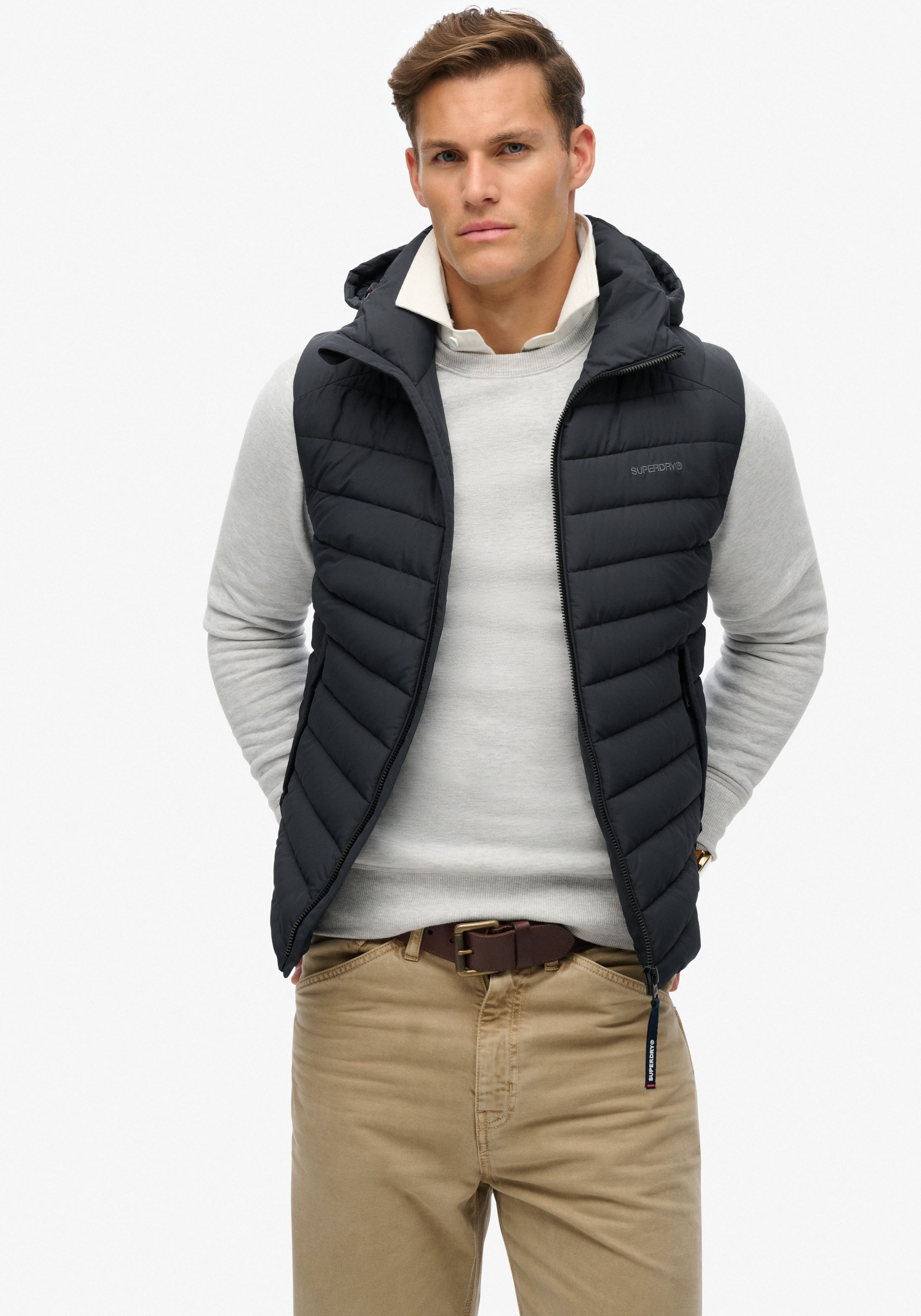 Steppweste »HOODED FUJI SPORT PADDED GILET«