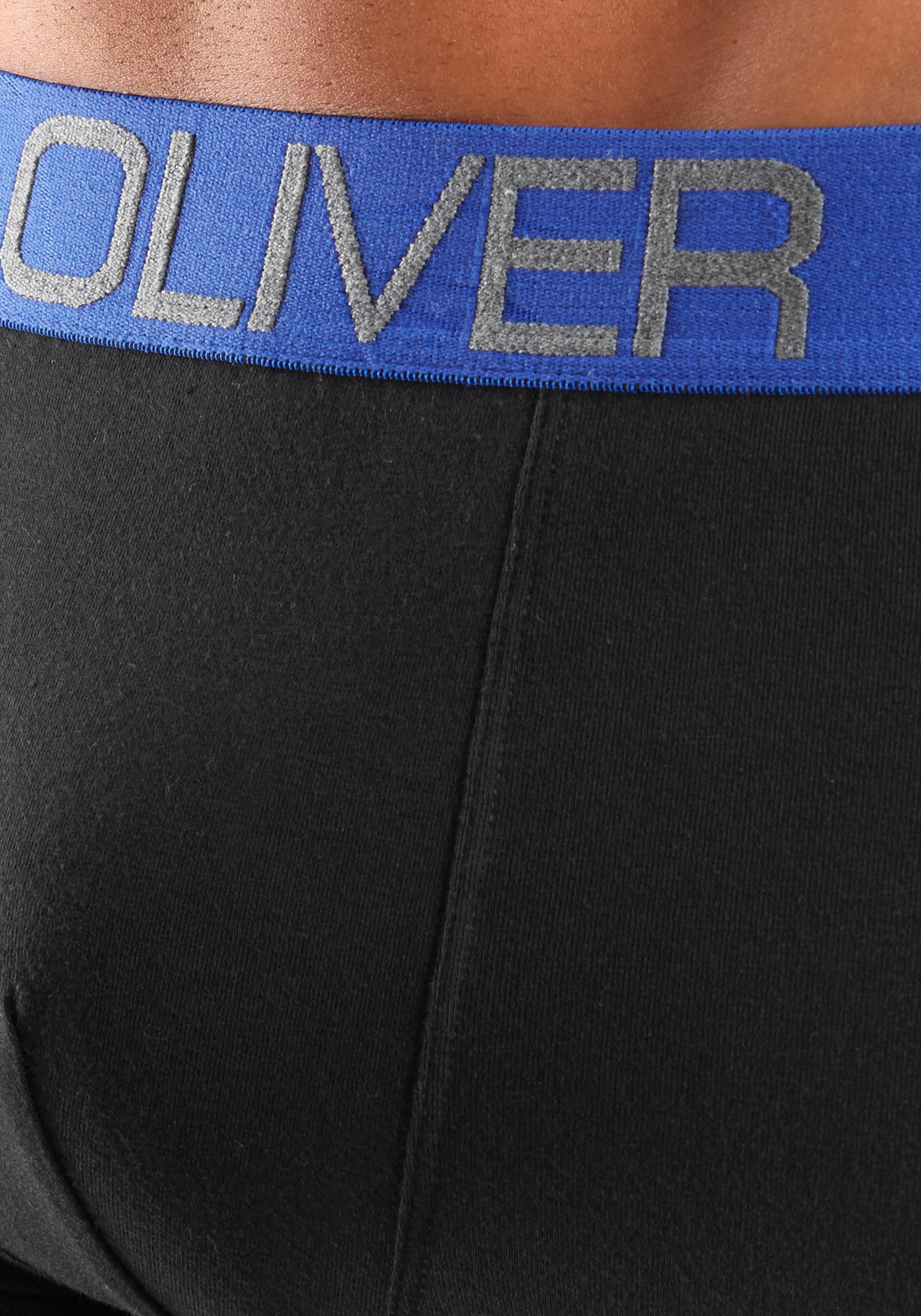 s.Oliver Hipster, (Packung, 4 St.), knapp sitzende Boxershorts für Herren aus Baumwoll-Mix