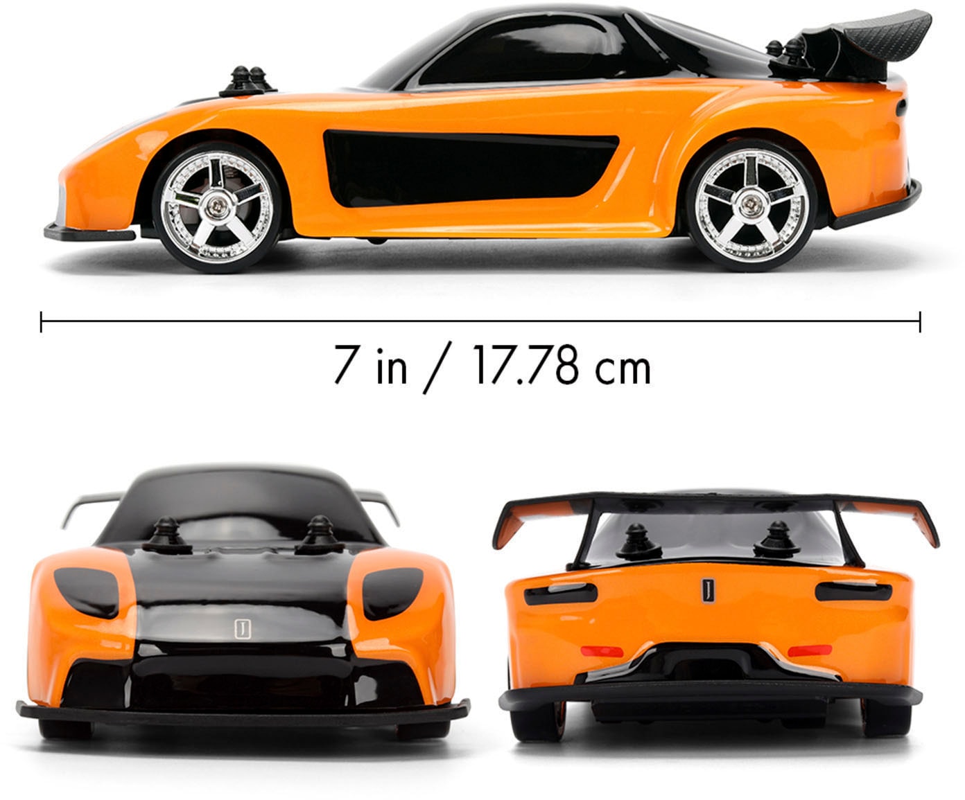 JADA RC-Auto »RC Fast&Furious Drift Mazda RX-7 1:24« mit Drift Funktion und Turbo