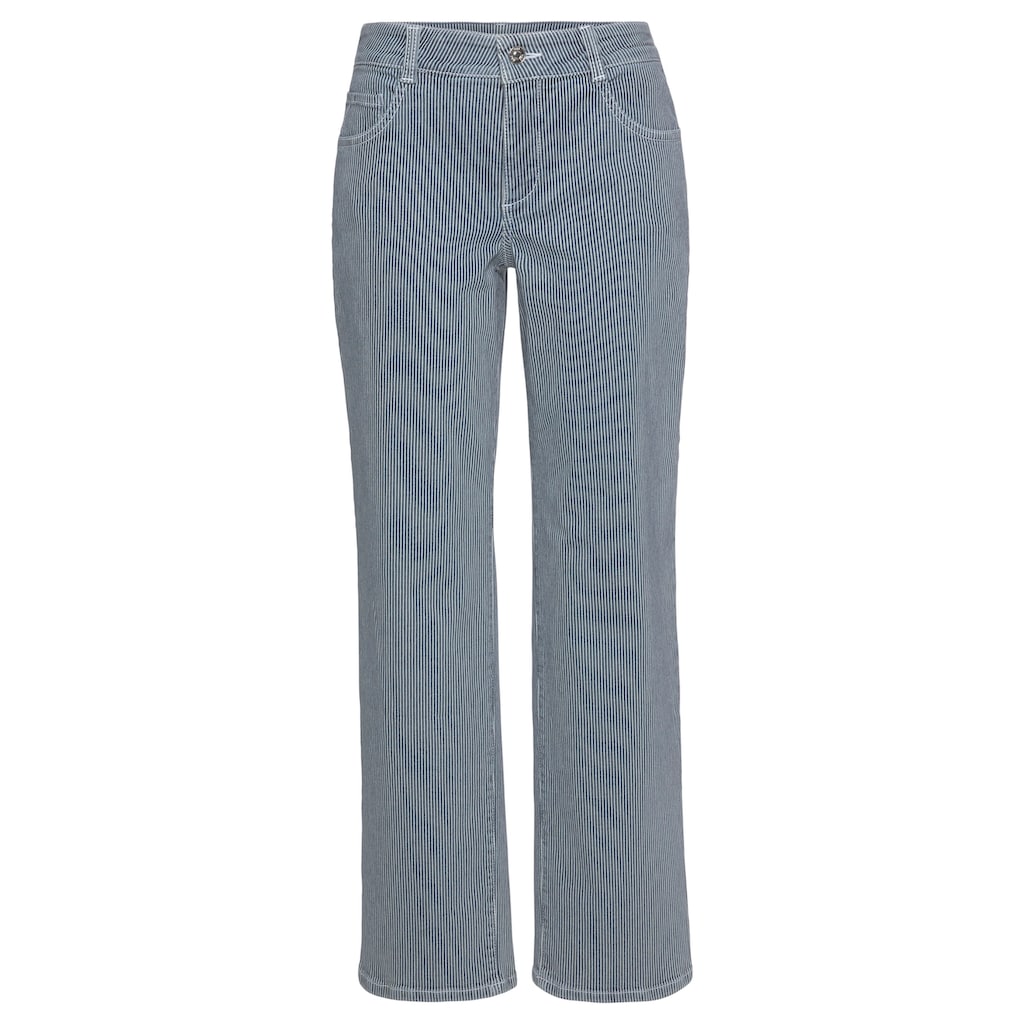 MAC Gerade Jeans »Gracia Stripe«, Moderner Streifen