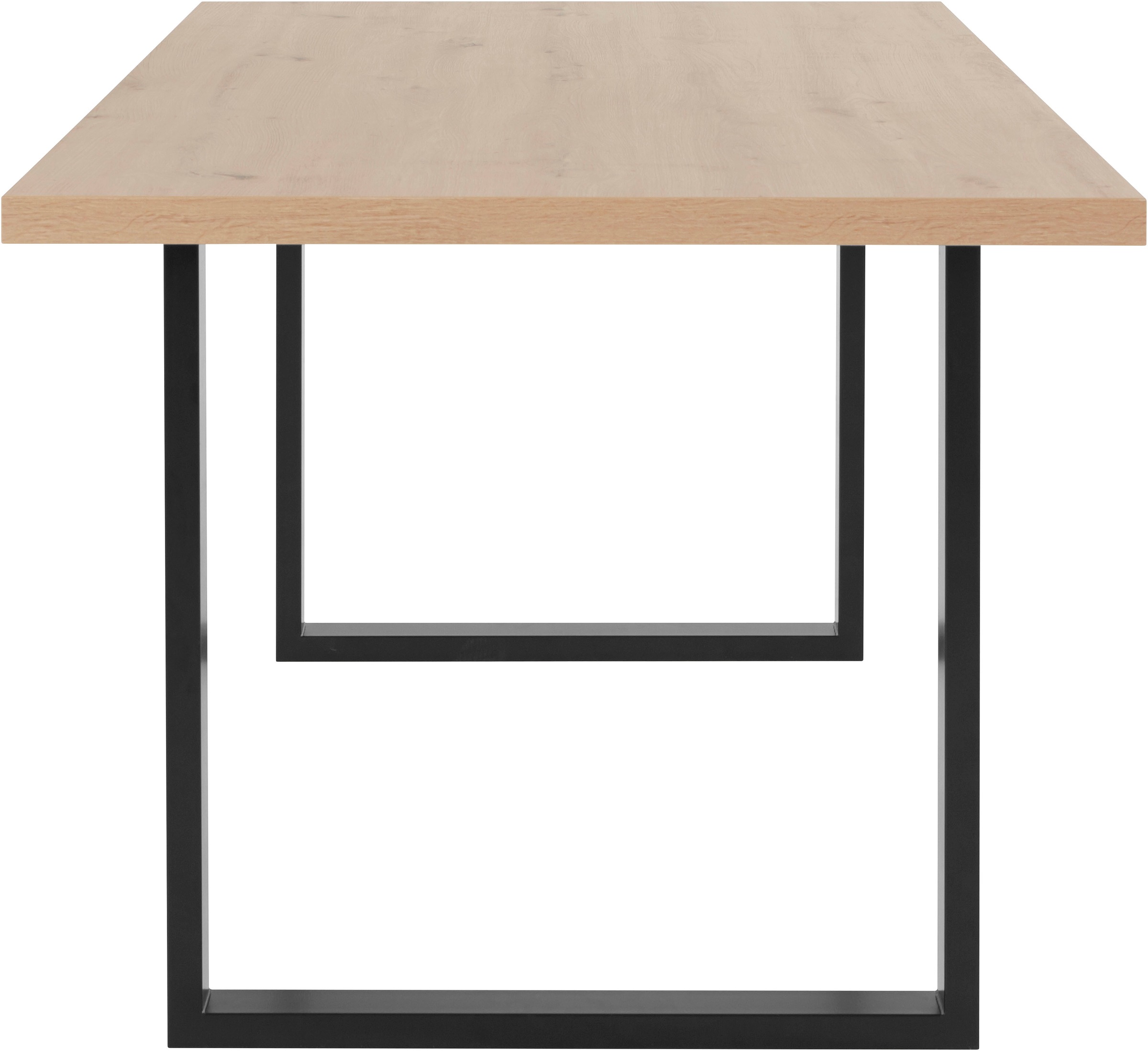 FORTE Esstisch, Breite 160 cm, Kufengestell im Industrial Look