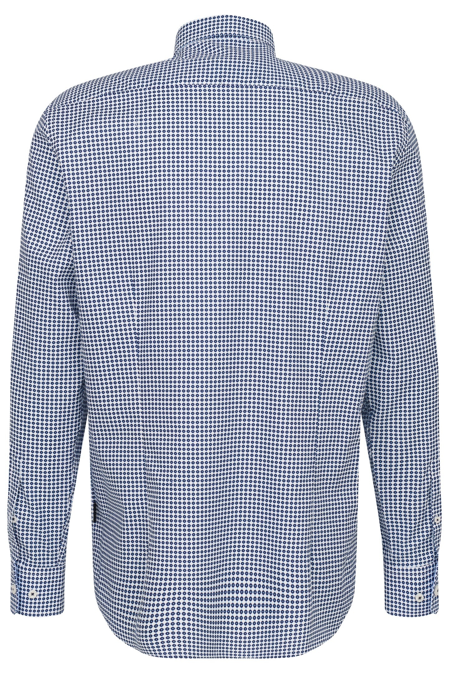 bugatti Langarmhemd, aus 100 % Baumwolle