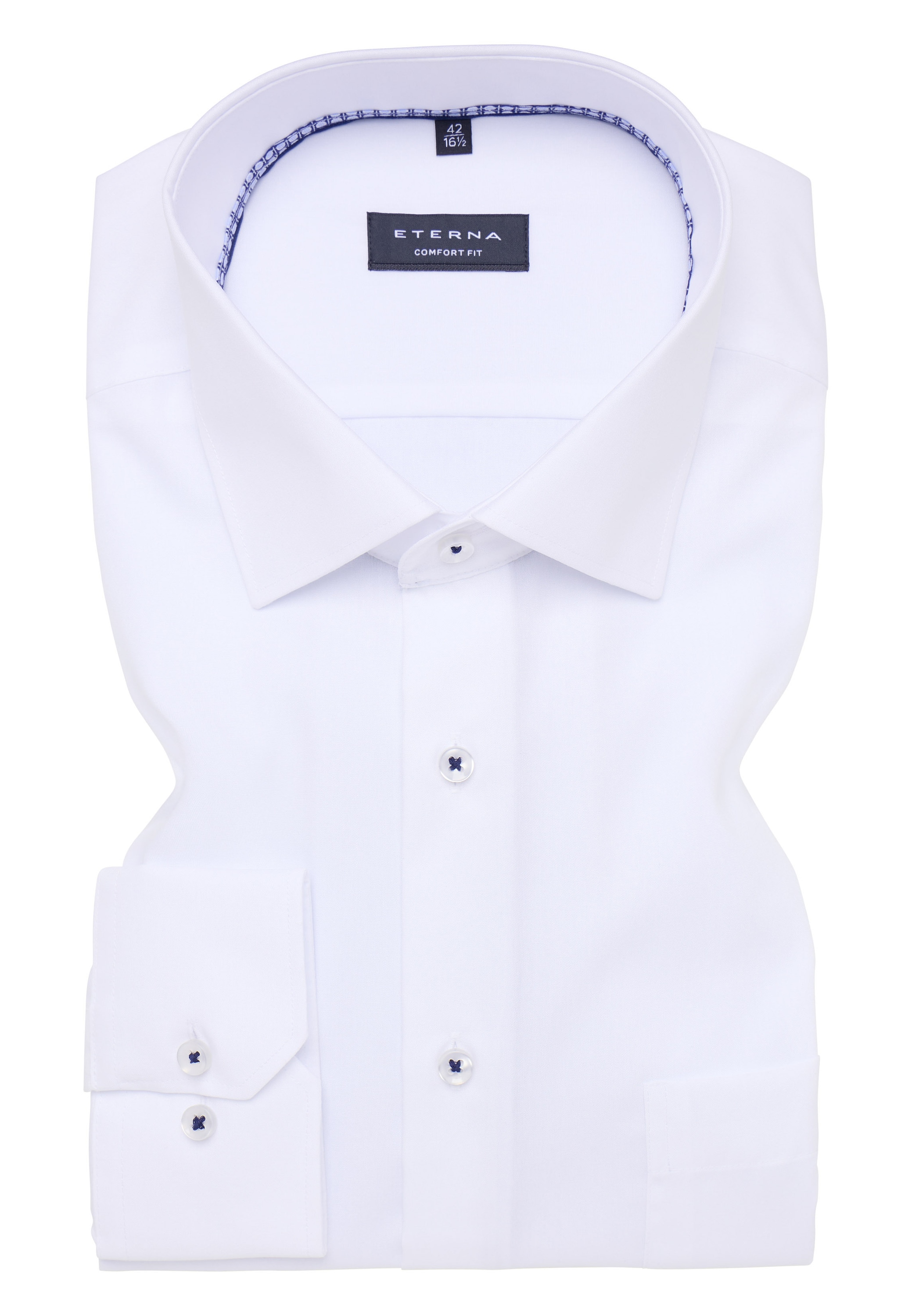 Eterna Langarmhemd »COMFORT FIT« NON IRON (bügelfrei)