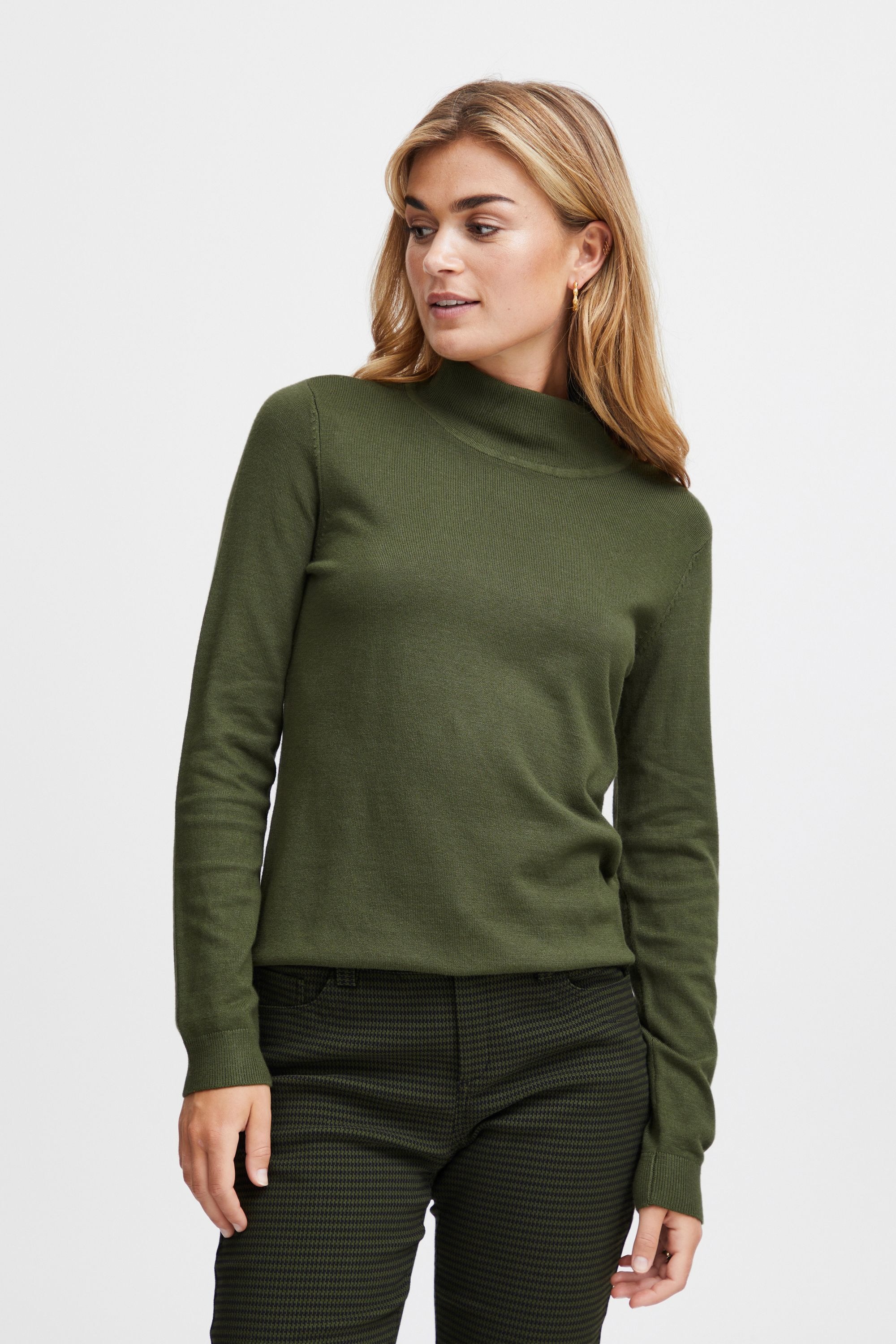 fransa Strickfleece-Pullover »Strickpullover FRBlume«