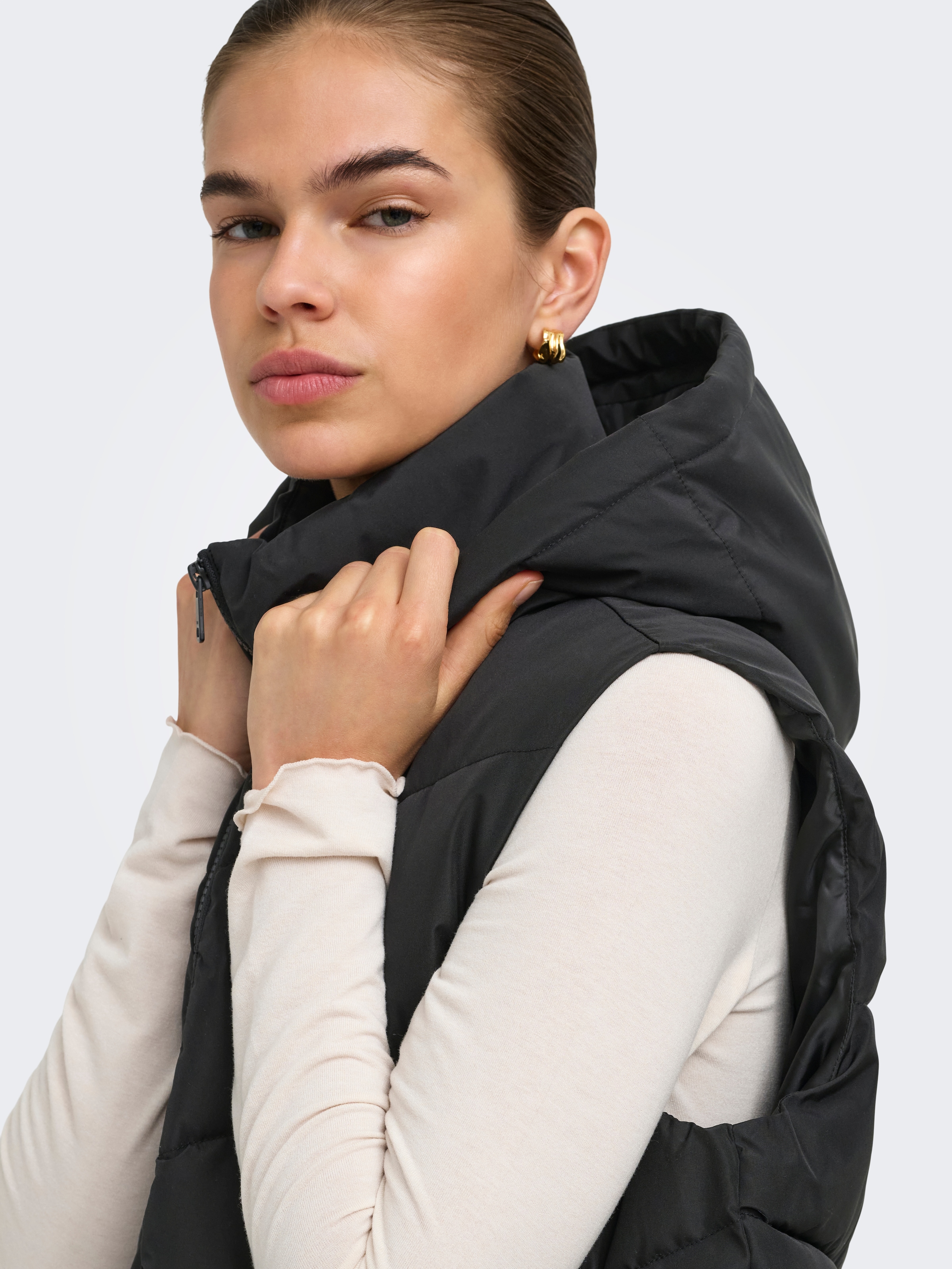ONLY Steppweste »ONLCLAIR PUFFER WAISTCOAT CC OTW« Kunstfaser
