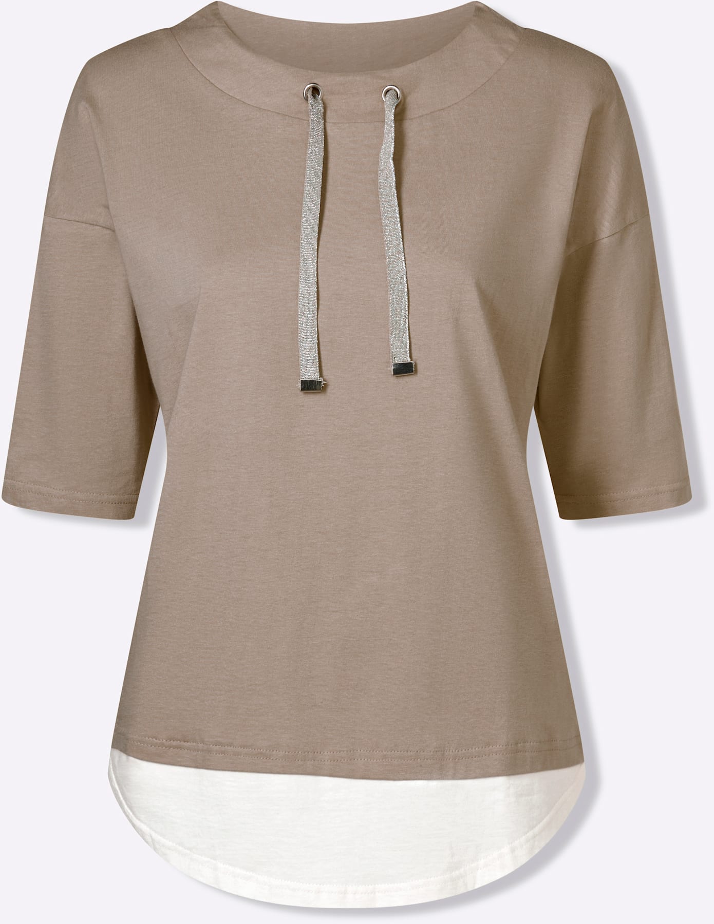 Classic Basics Kurzarmshirt »2-in-1-Shirt« 1 tlg.