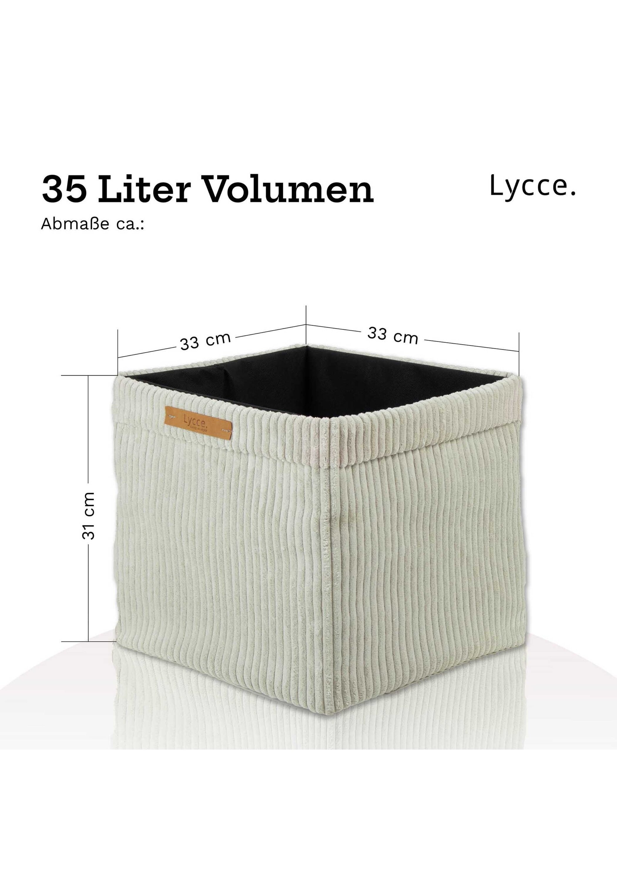 Lycce Aufbewahrungsbox »Aufbewahrungskorb Faltbare Aufbewahrungsbox Cord 4P 4er Pack«