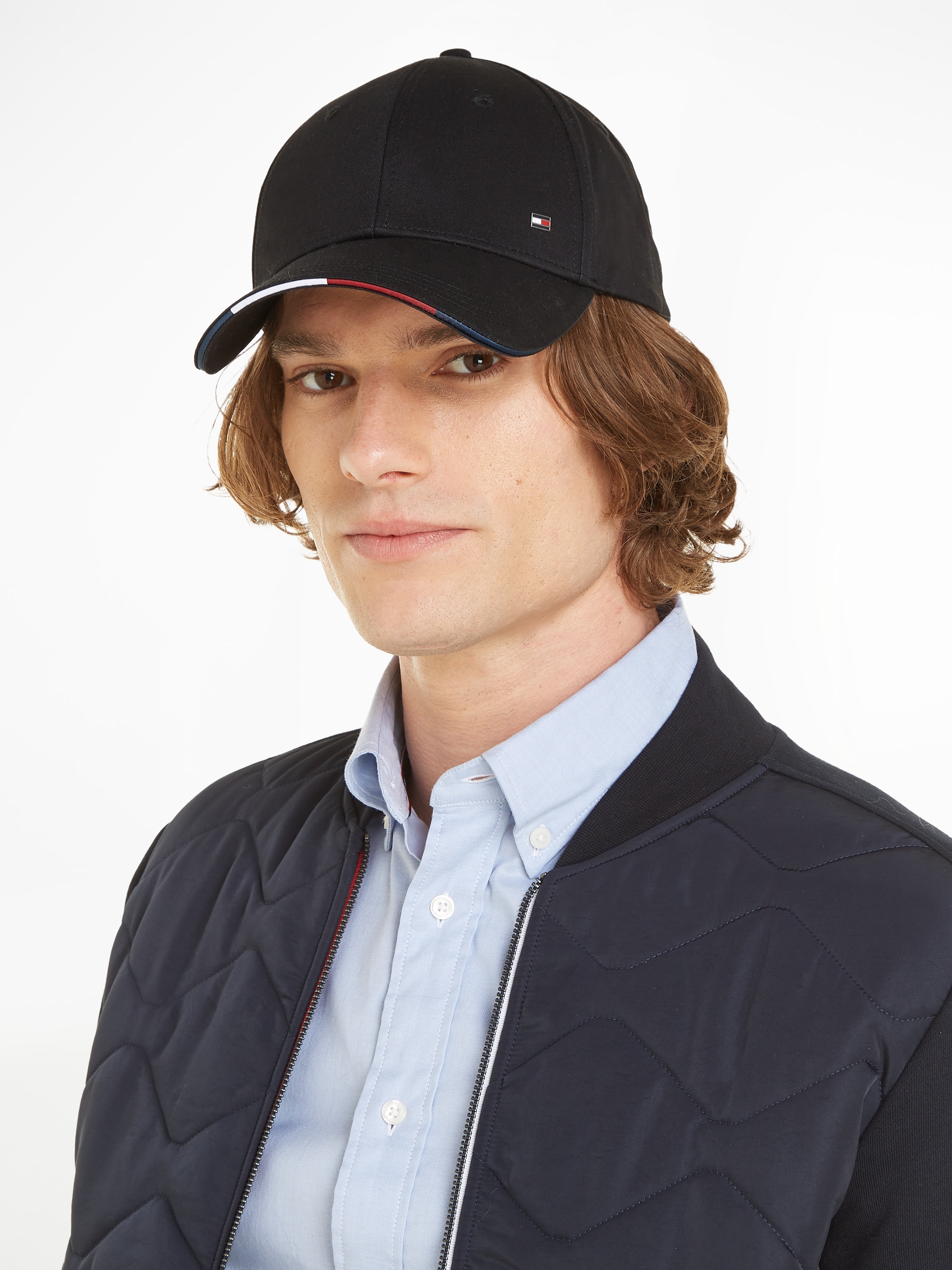Tommy Hilfiger Baseball Cap »TH CORPORATE COTTON 6 PANEL CAP«, mit dezentem  Logo-Pin über dem Schild im OTTO Online Shop | Fitted Caps