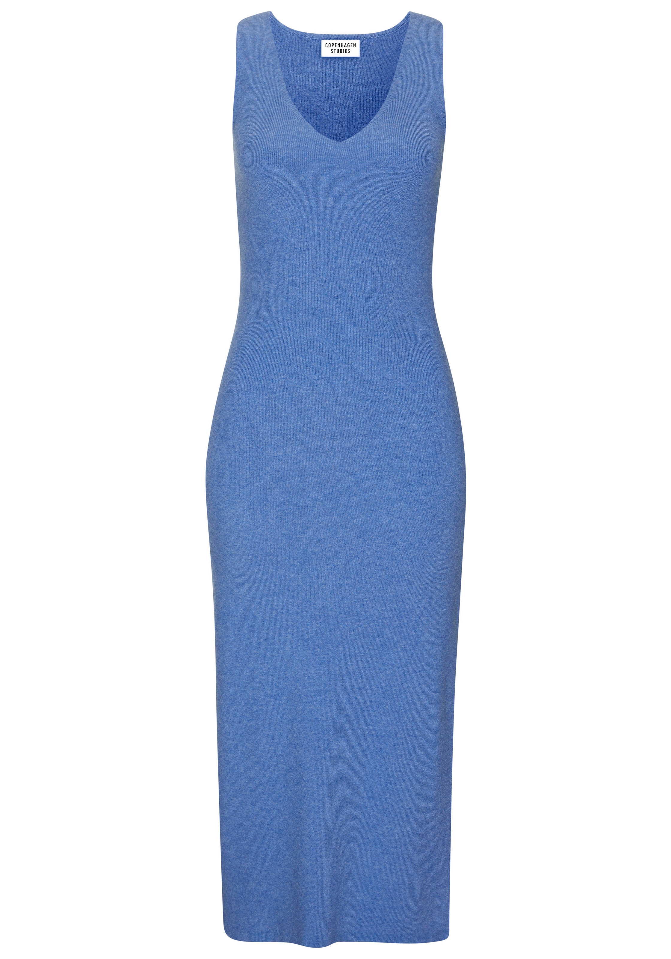 Copenhagen Studios Strickkleid Ohne Tasche aus hochwertigem Rippstrick, Loungewear