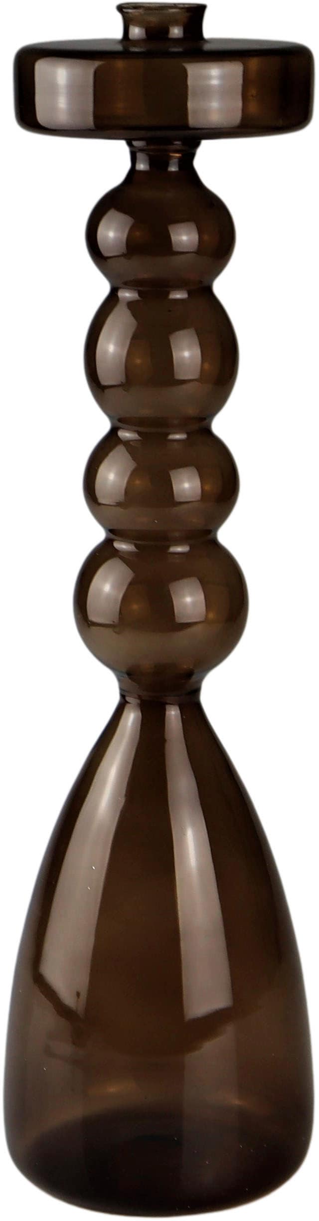 Kerzenleuchter »Stabkerzenhalter aus Glas«, (Set, 2 St.), Höhe ca. 25 cm