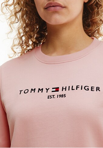 Tommy Hilfiger Sweatshirt »TH ESS HILFIGER C-NK SWEATSHIRT«, mit gesticktem Linear... kaufen