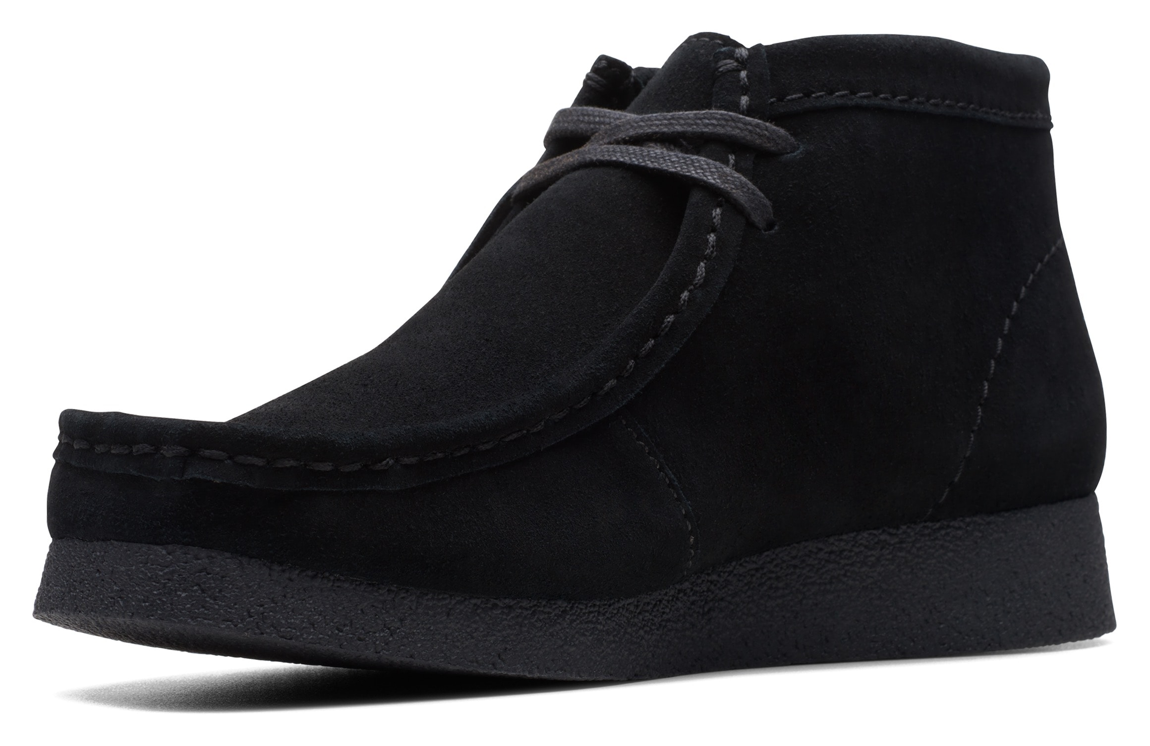 Clarks Schnürboots »Wallabee«, Desert Boots, High Top Sneaker mit Wechselfußbett